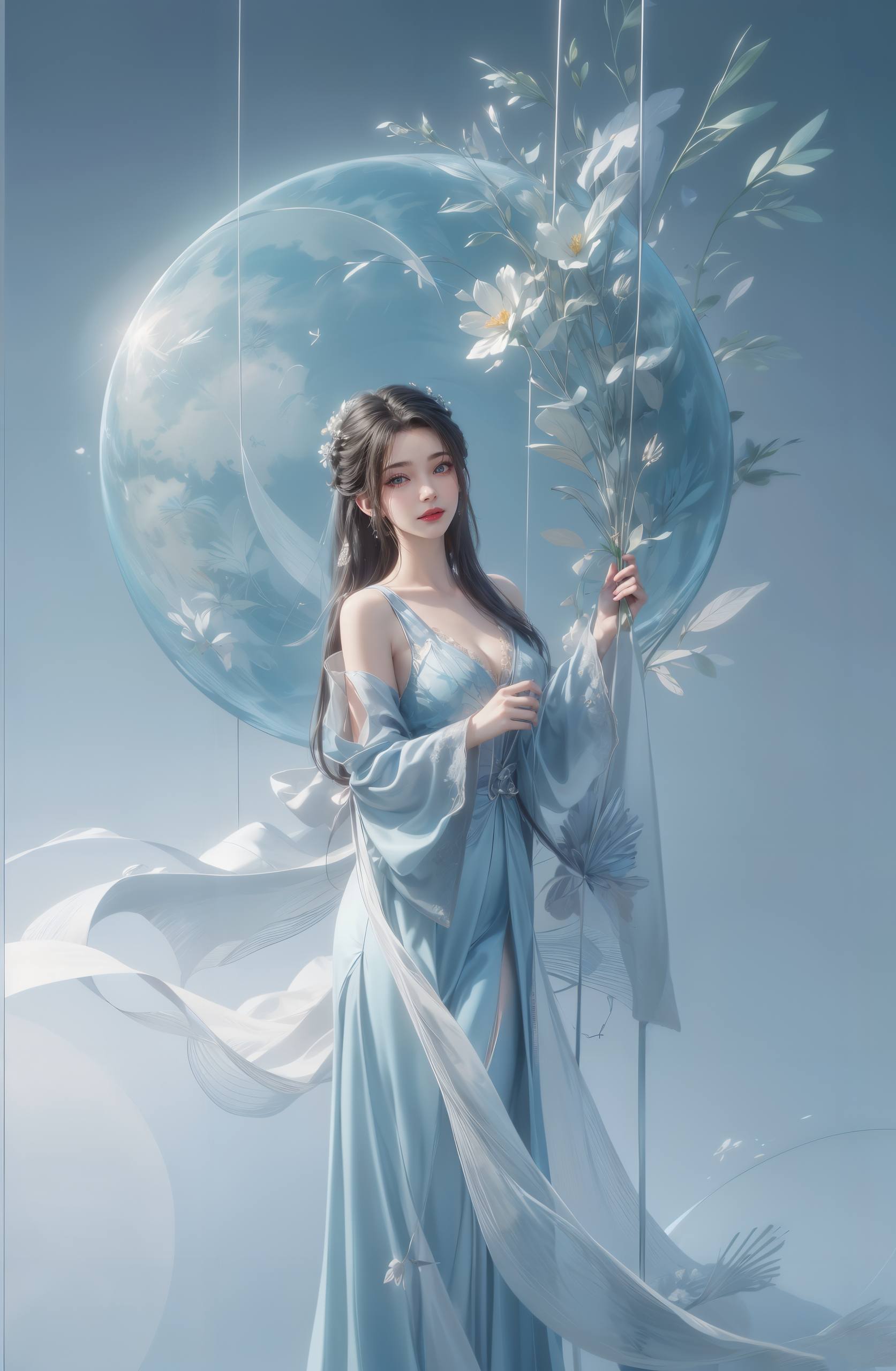 ai绘画素材:【仙逆】李慕婉-AI生成壁纸2