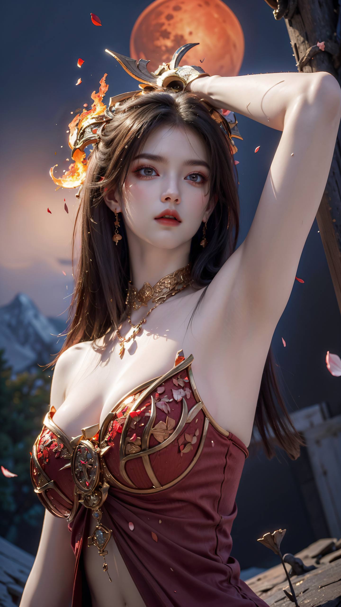 ai二次元壁纸:美杜莎绘画饰品素材分享下一期