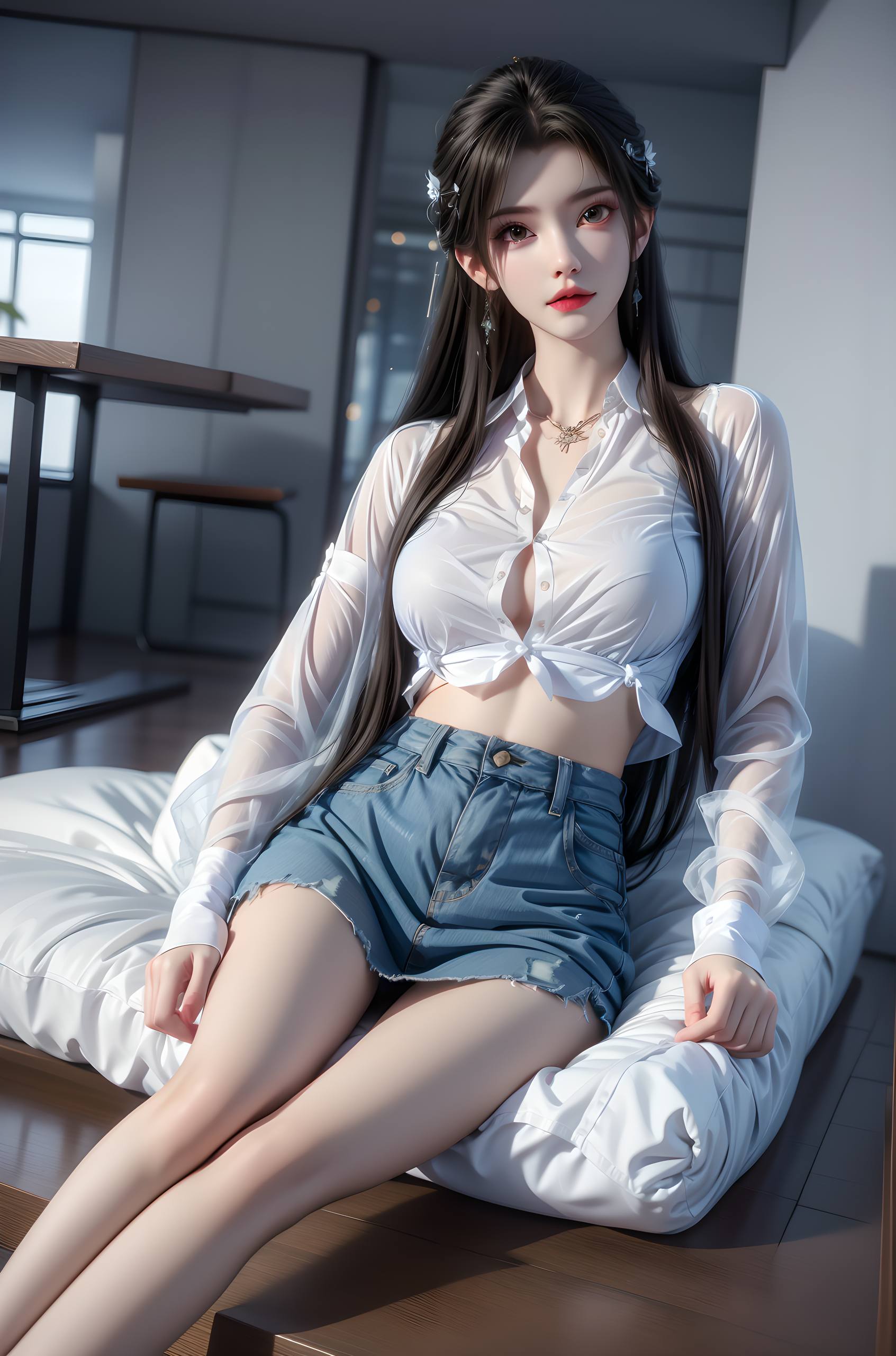 ai动漫壁纸:清漪ai绘画服装素材合集