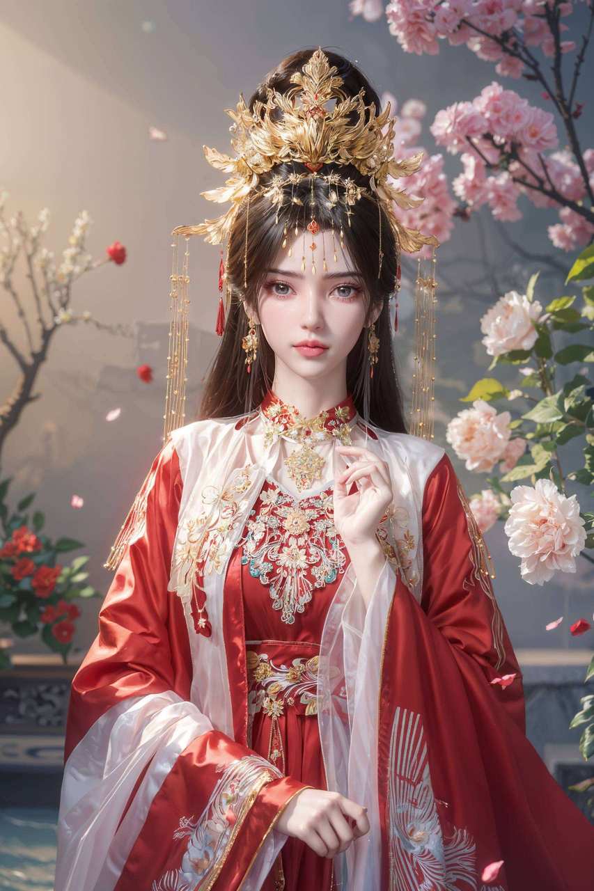 李慕婉王林婚服高清壁纸壁纸ai