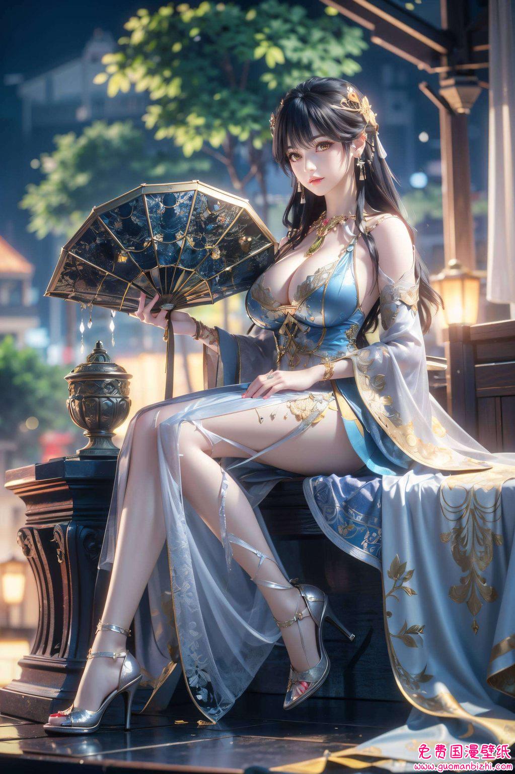 白月蓉无论是她身披白袍的柔美