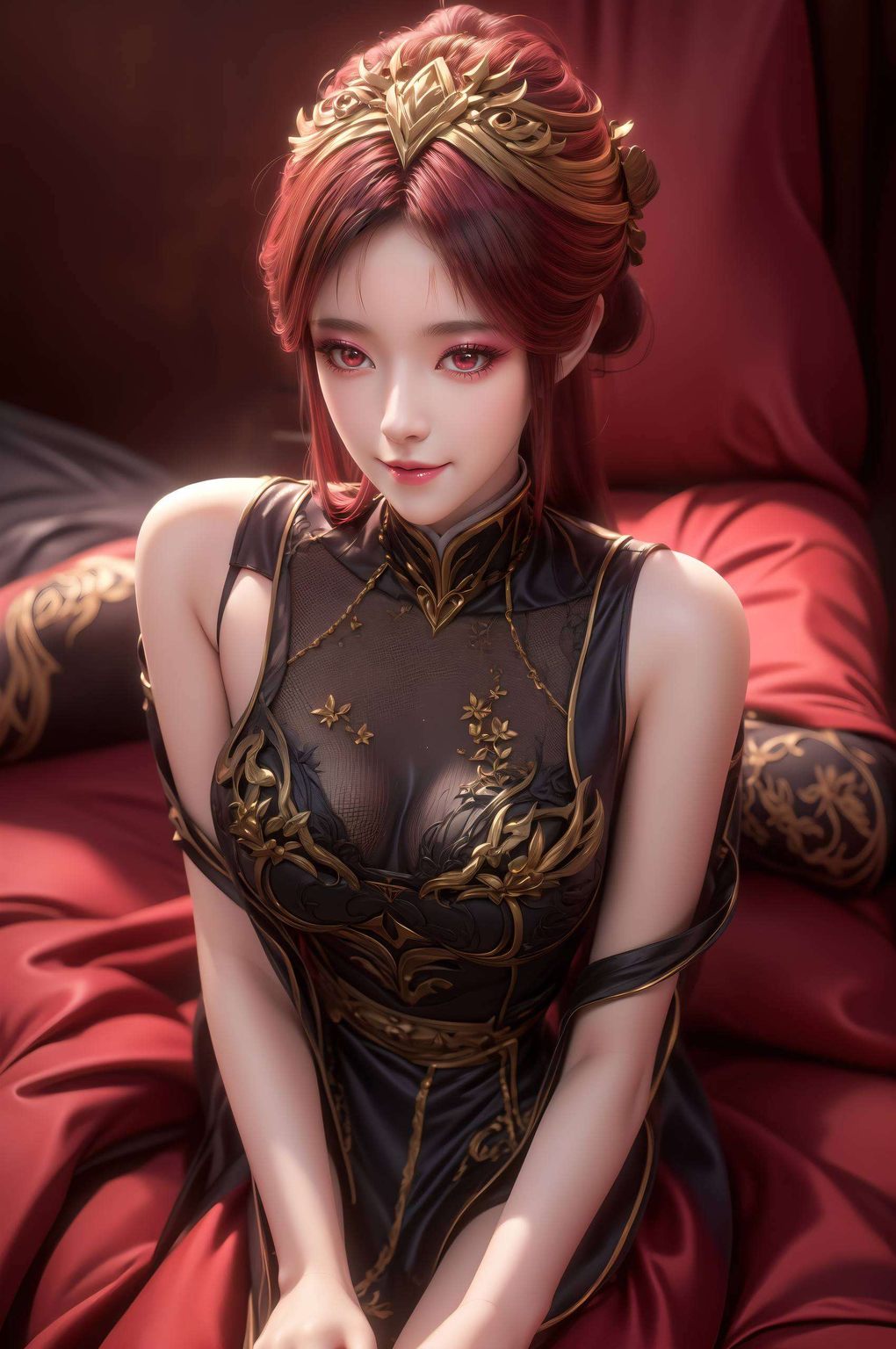 与宁雨蝶共舞在一片神秘的森林构成了一幅国漫界的经典CP壁纸