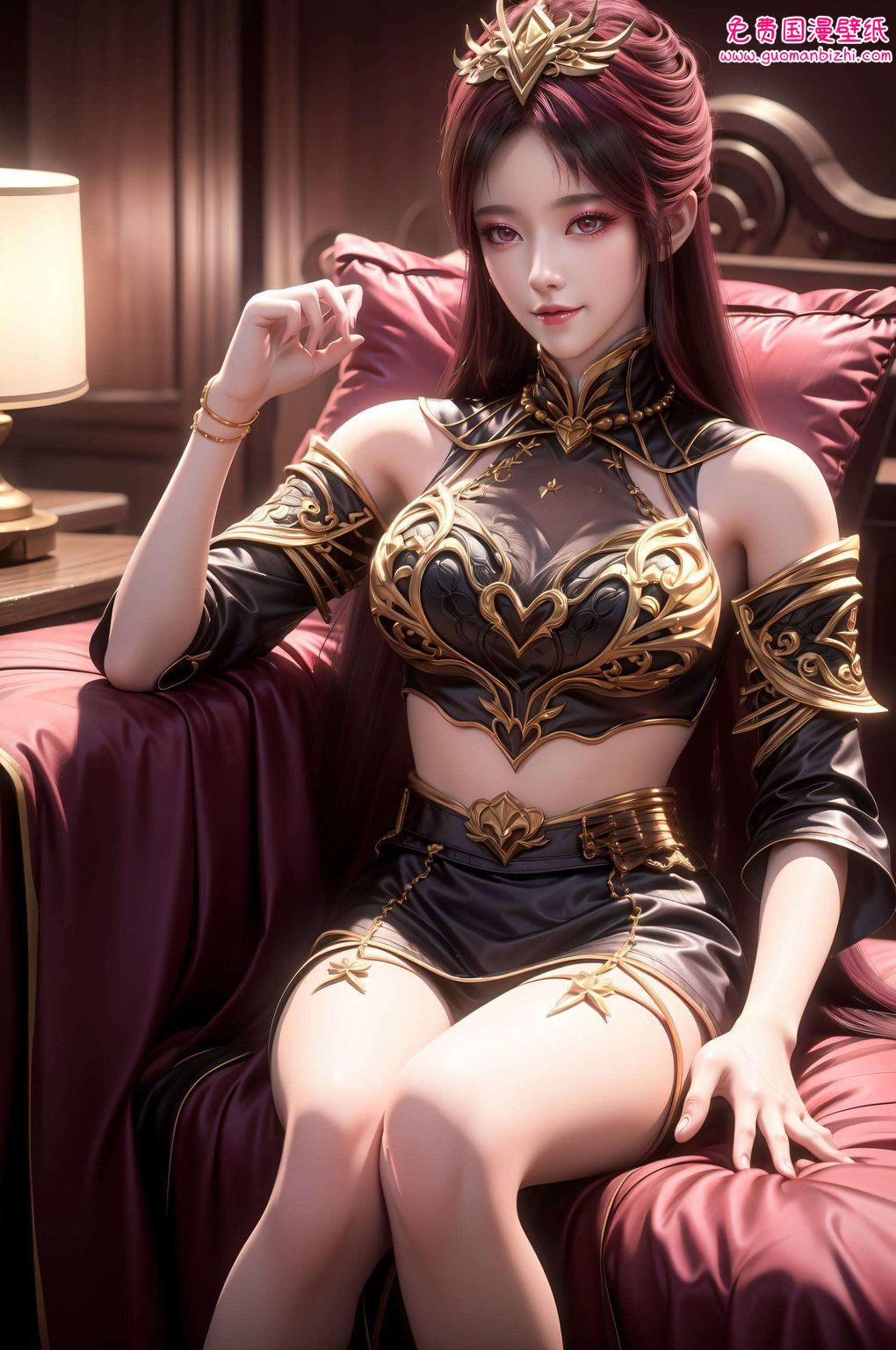 以其独特的玄幻气质和绝美的容颜还是国漫美女的柔美