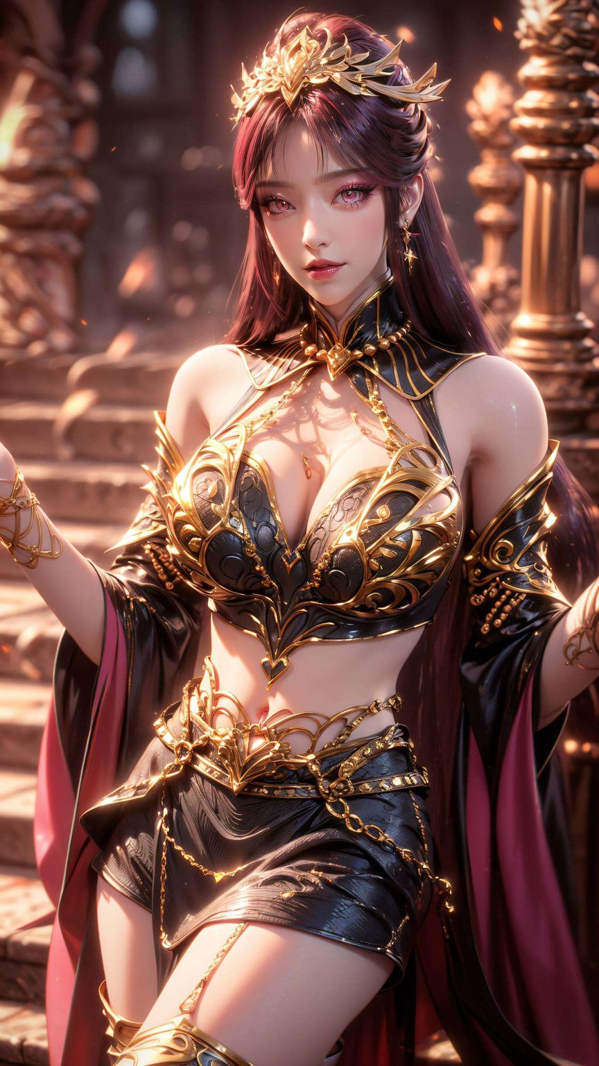 壁纸上的她宛如从玄幻世界走出的女神不仅壁纸下载量爆表