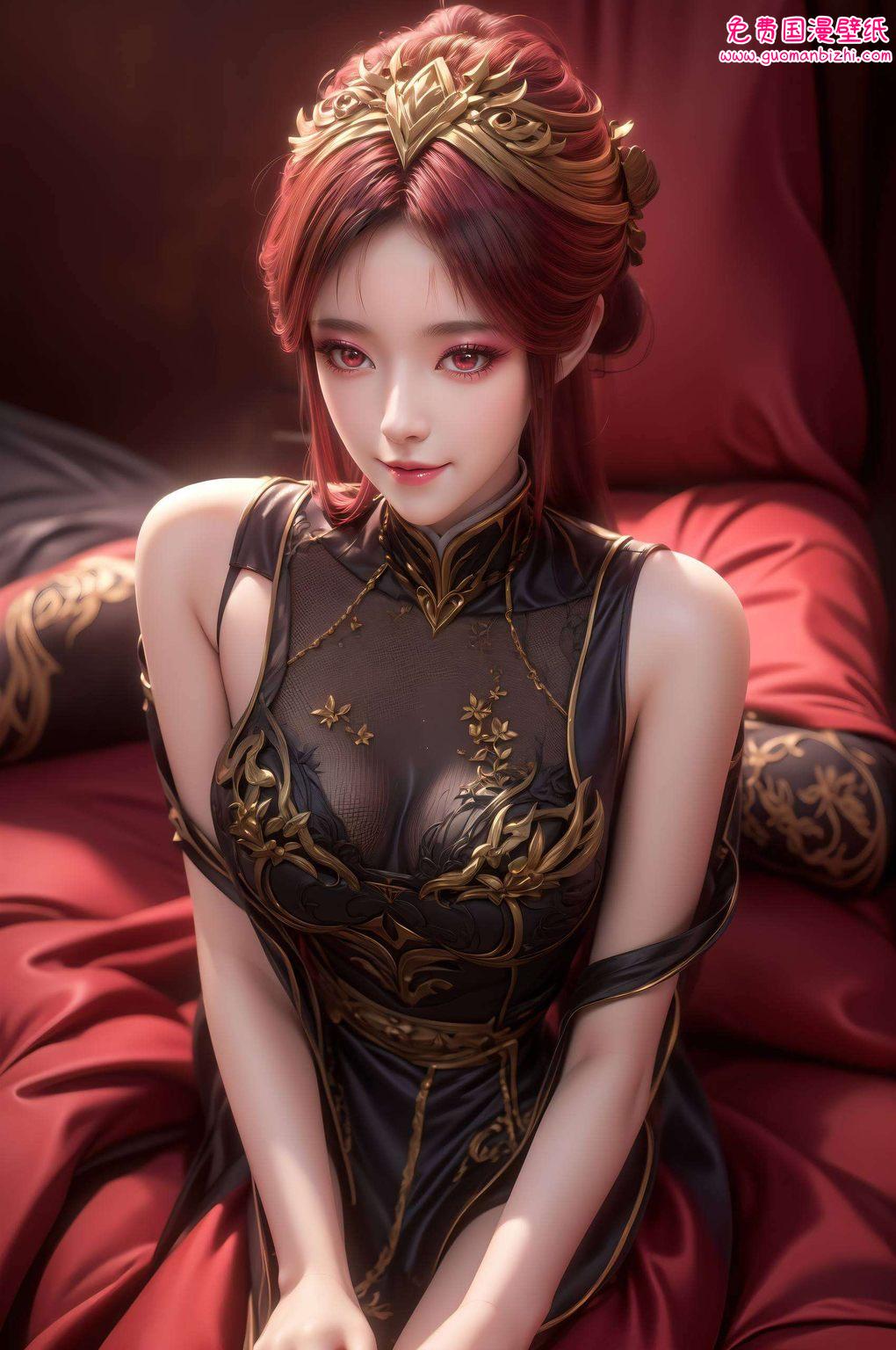 成为了无数漫迷心中的梦幻美女她从《百炼成神》中走来