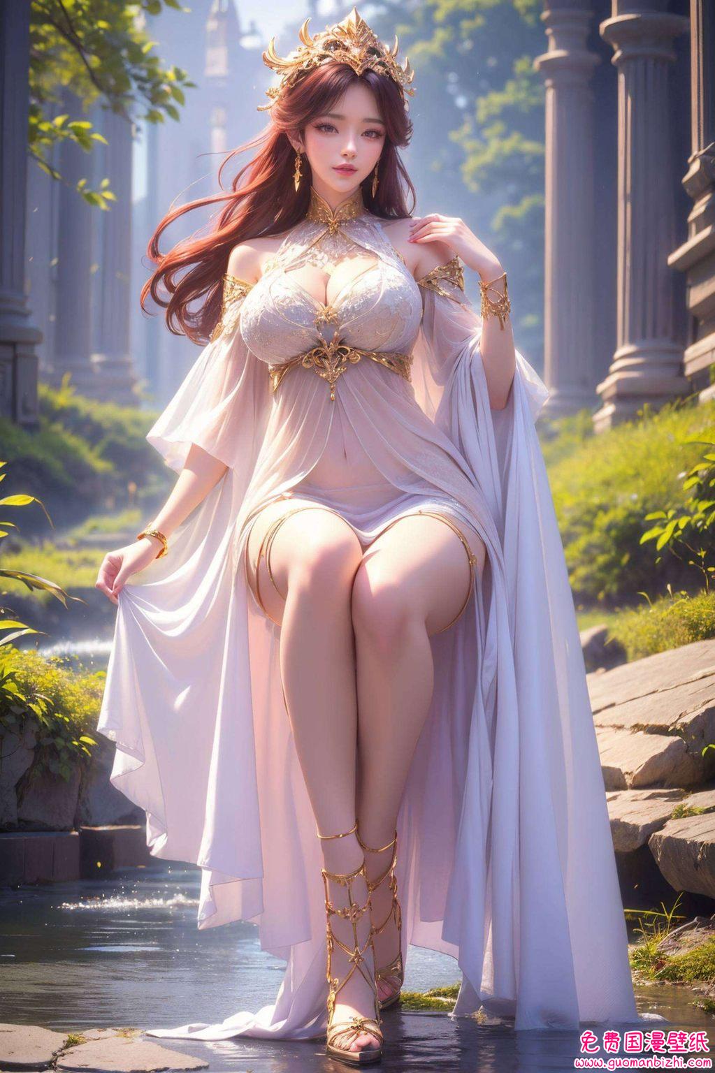 她的眼神里藏着千年的故事静静地诉说着属于她的毒辣与温柔