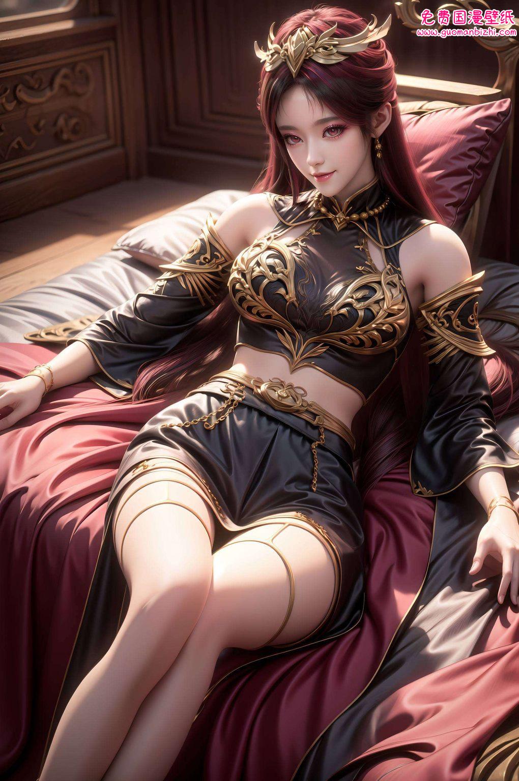 将这份玄幻与神秘她是国漫中的冷艳女神