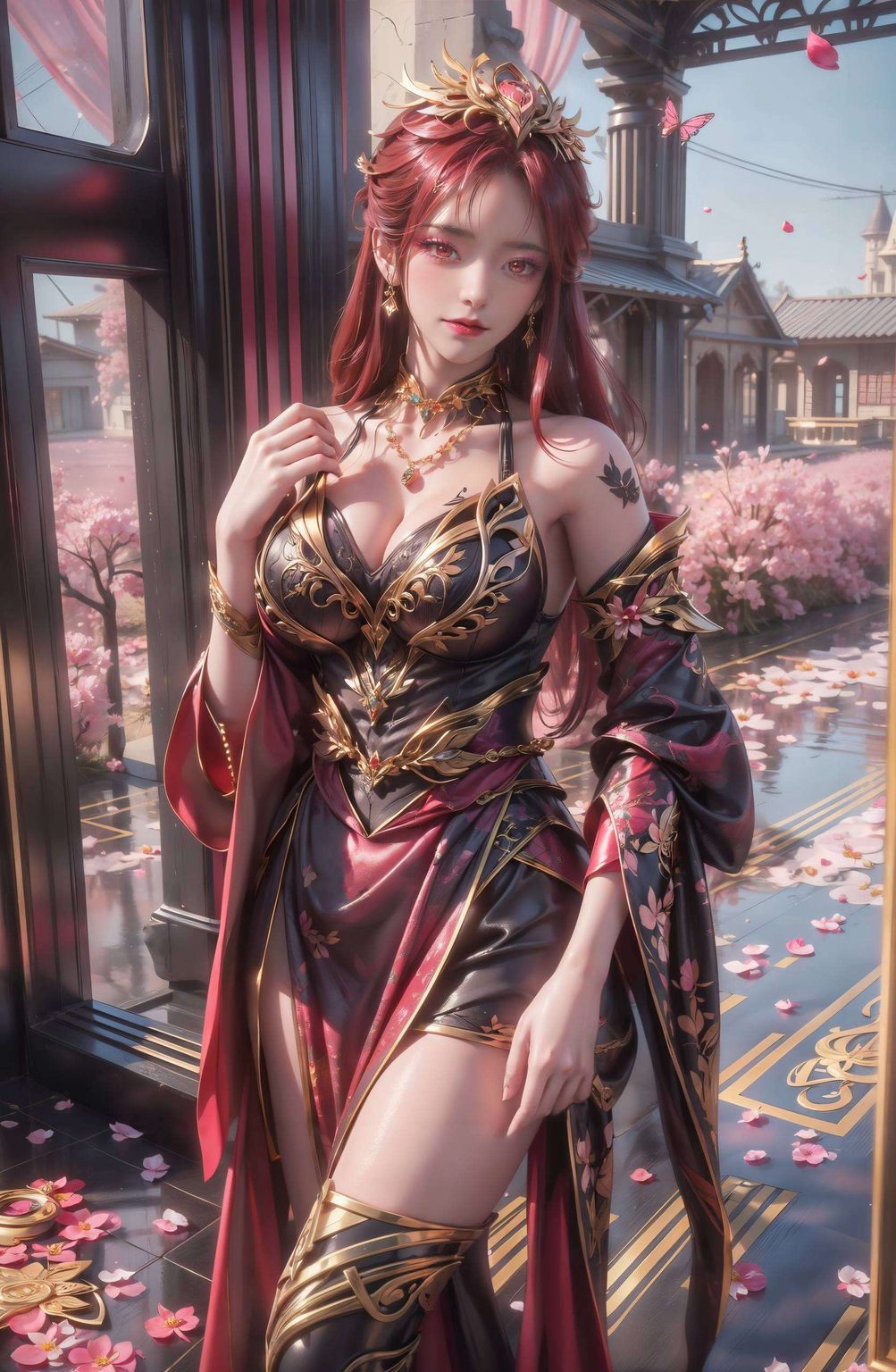 她的眼神中藏着深深的毒辣与冷静毒血夫人