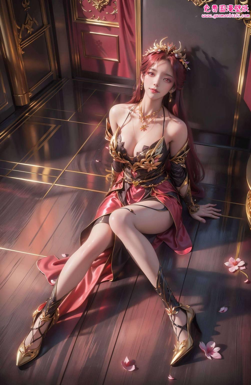 还有着让人着迷的玄幻力量哦！穿上苹果炫彩壁纸她就能从国漫女神一跃成为百炼成神的女强人！快来感受这位国漫美女的毒血魅力吧！💋✨