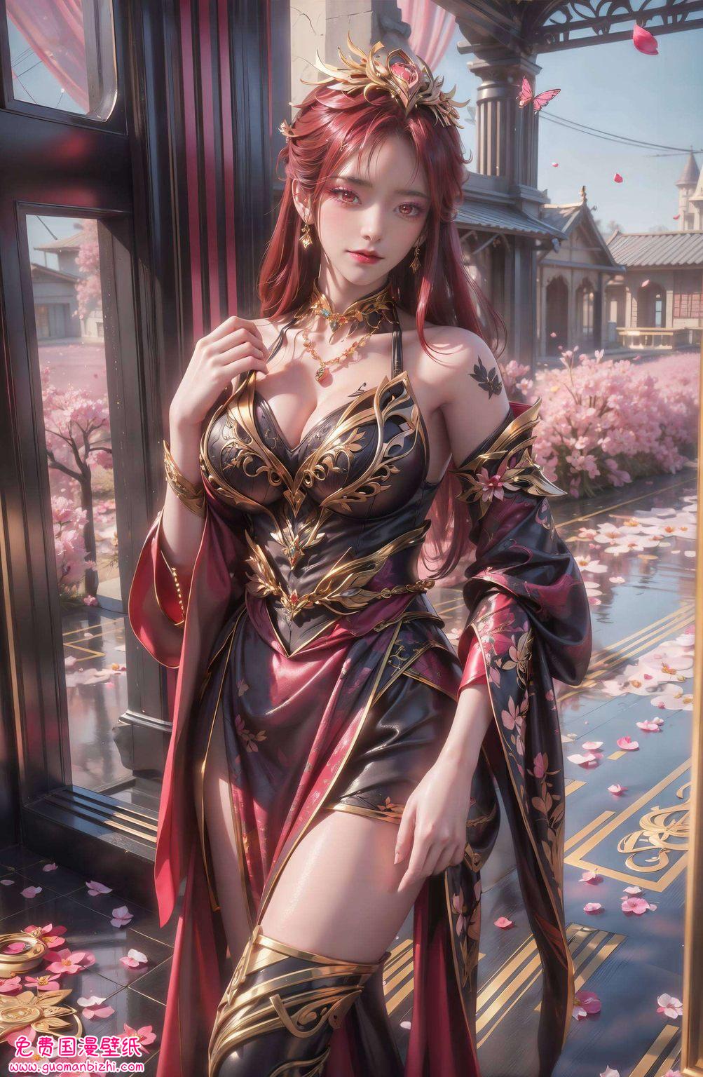 或是英气逼人毒血夫人那抹妖娆的红衣配上她那深邃的眼眸