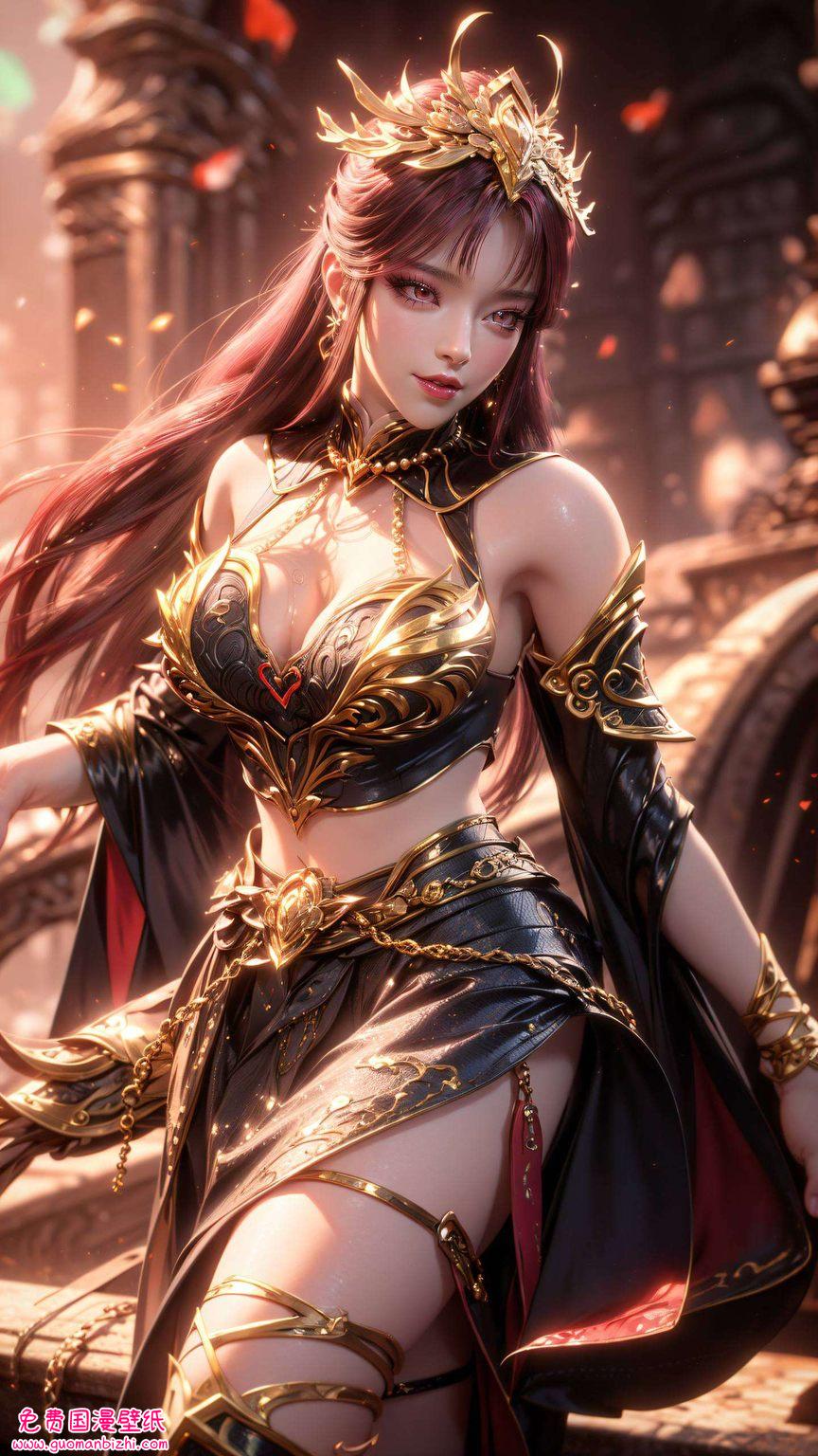 但眼神中却藏着无尽的狡黠与神秘她们可是壁纸界的颜值担当哦!🌸 快来收下这些梦幻般的国漫和动漫女神壁纸