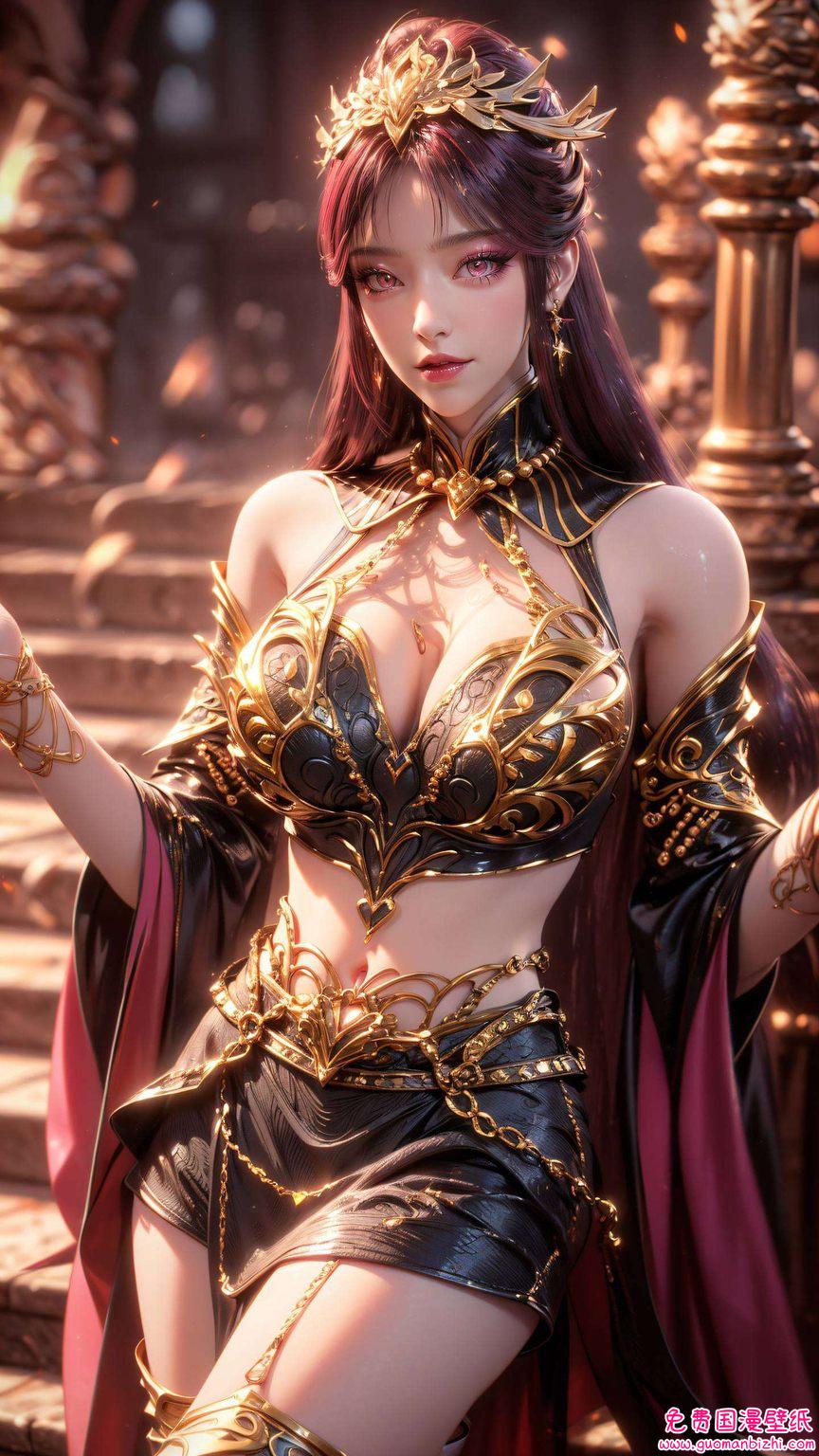 今日份壁纸盛宴来啦！从毒血夫人到百炼成神毒血夫人那深邃的眼神