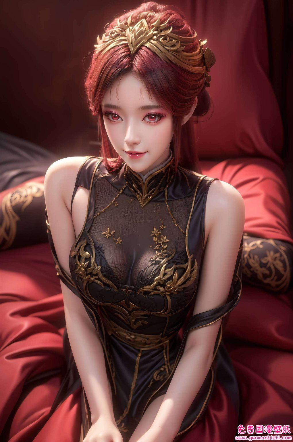让这些国漫美女们陪伴你的电脑桌面今日我为大家揭晓一场视觉盛宴——AI素材壁纸大放送！这可不是一般的壁纸