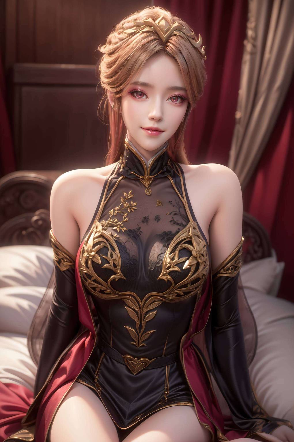 她与国漫的绚丽色彩相得益彰宛如一朵盛开在暗夜中的曼陀罗
