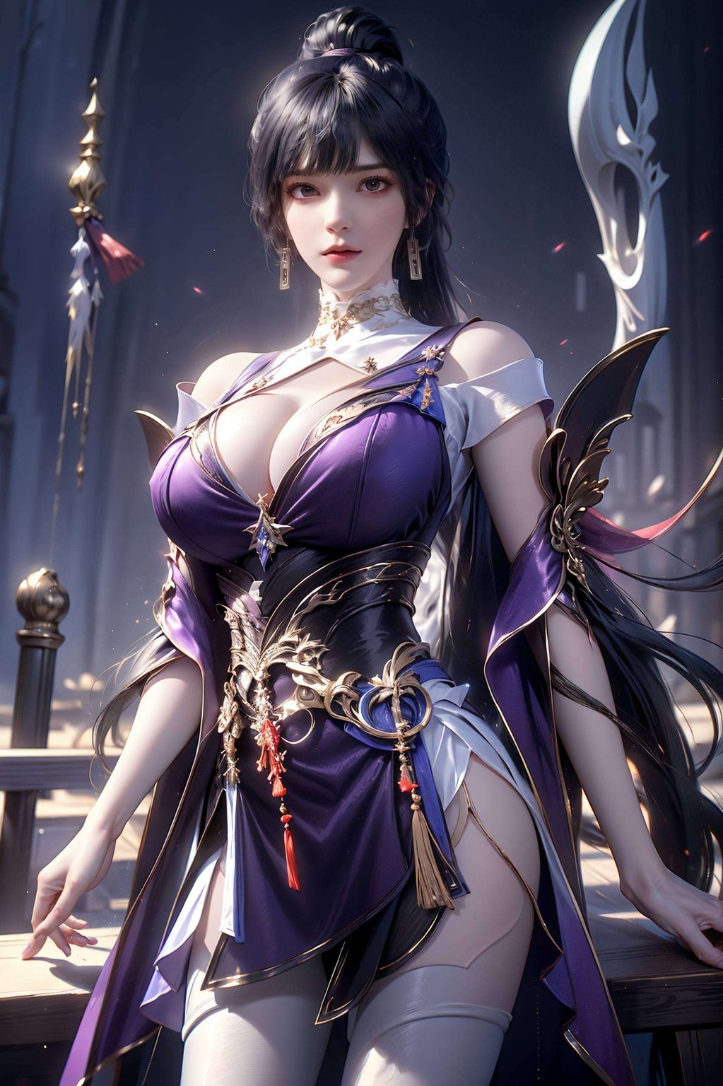 如同一股清泉涌动在苹果宽屏之上每一帧都捕捉到了国漫女神的优雅与力量