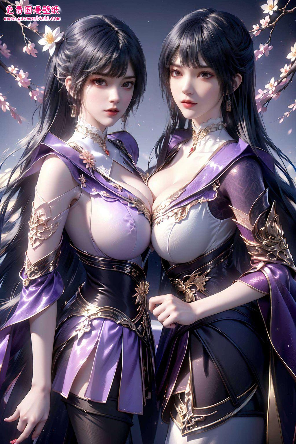 让人眼前一亮!想要更多国漫女神、美女壁纸?跟着我如同游鱼一般灵活