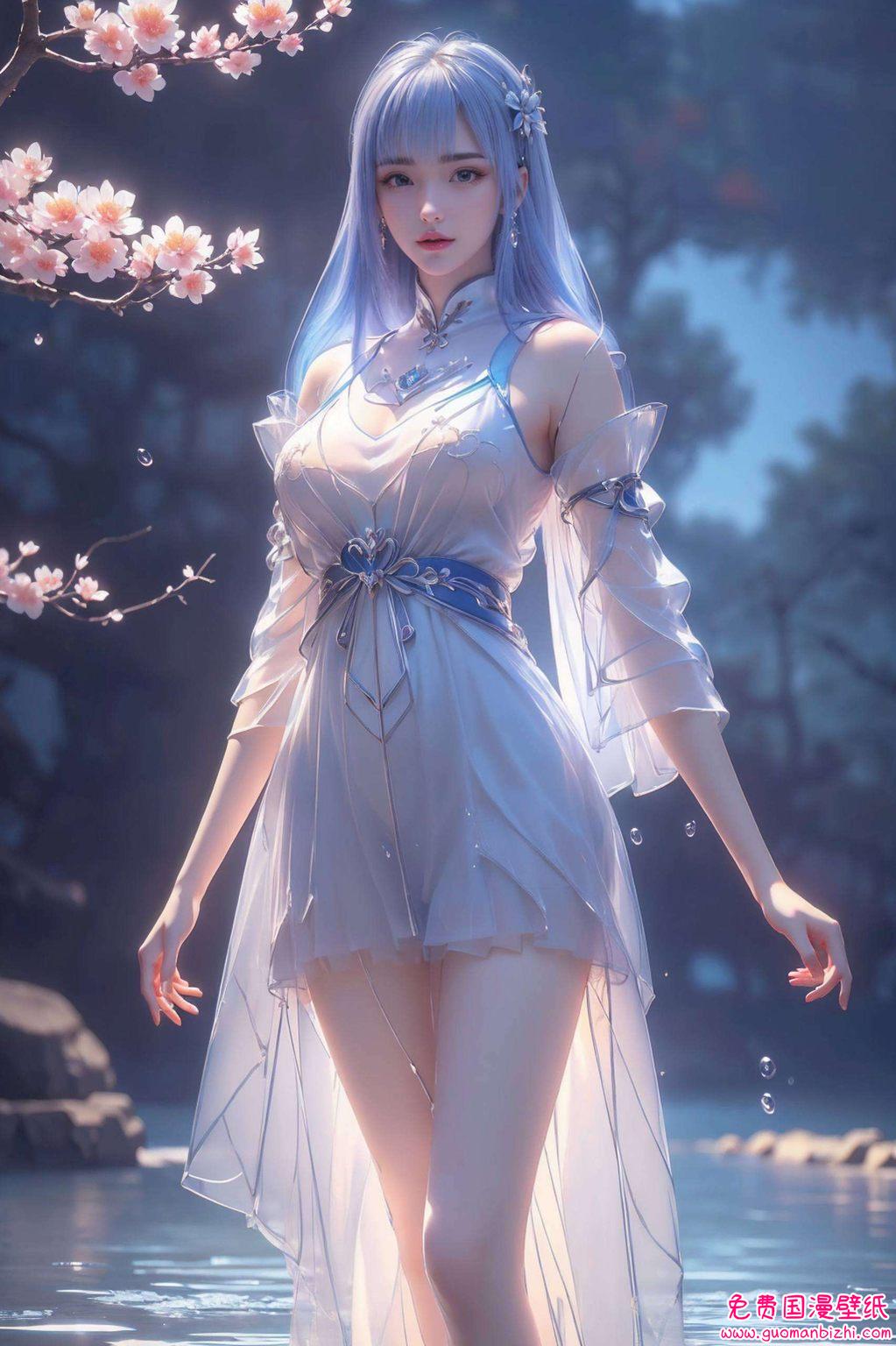 两位女神的玄幻风采尽显毒血夫人的深邃眼神