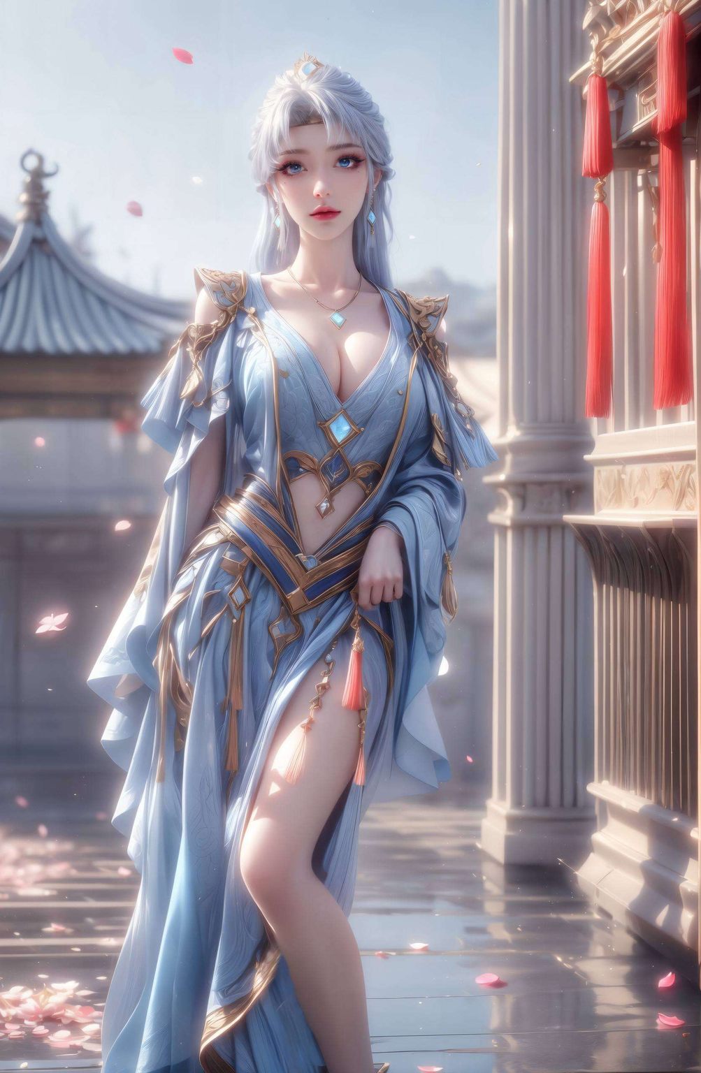 她的婉约之美让人心醉神迷