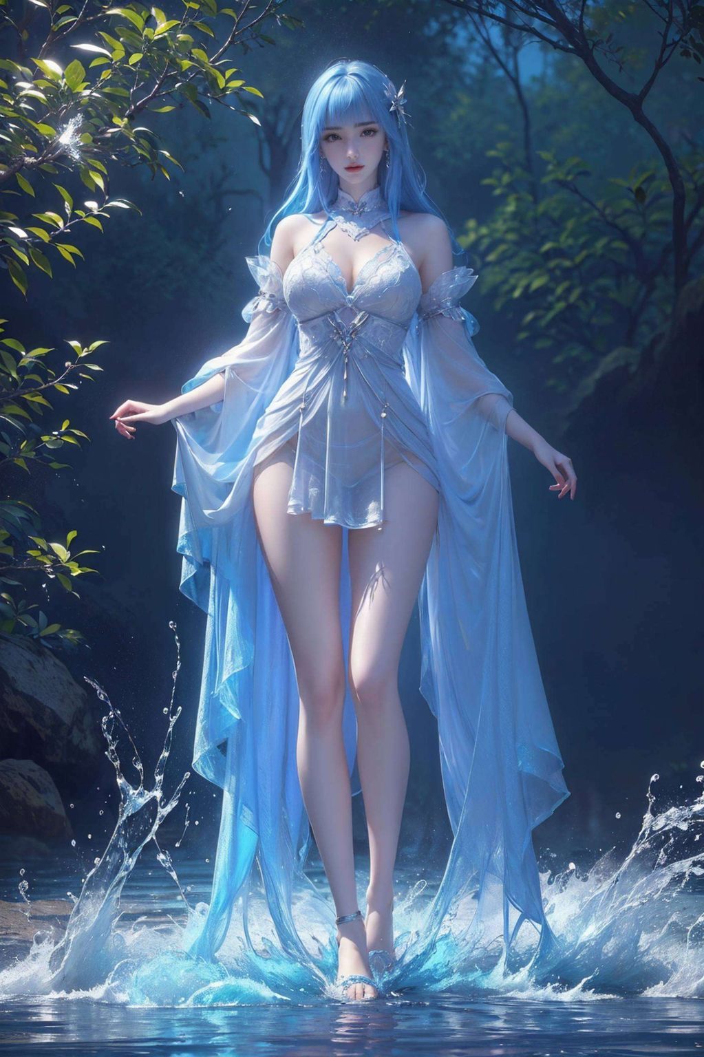 宛如一抹清泪洒落在繁华的画卷上都是动漫女神的魅力绽放
