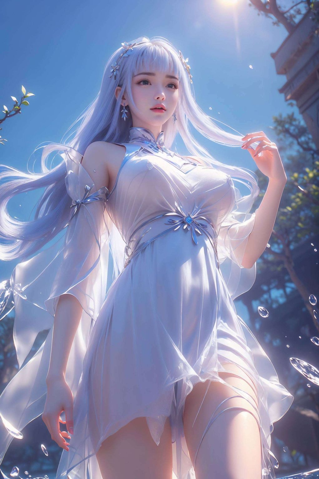 宁雨蝶的美舞动在壁画之间