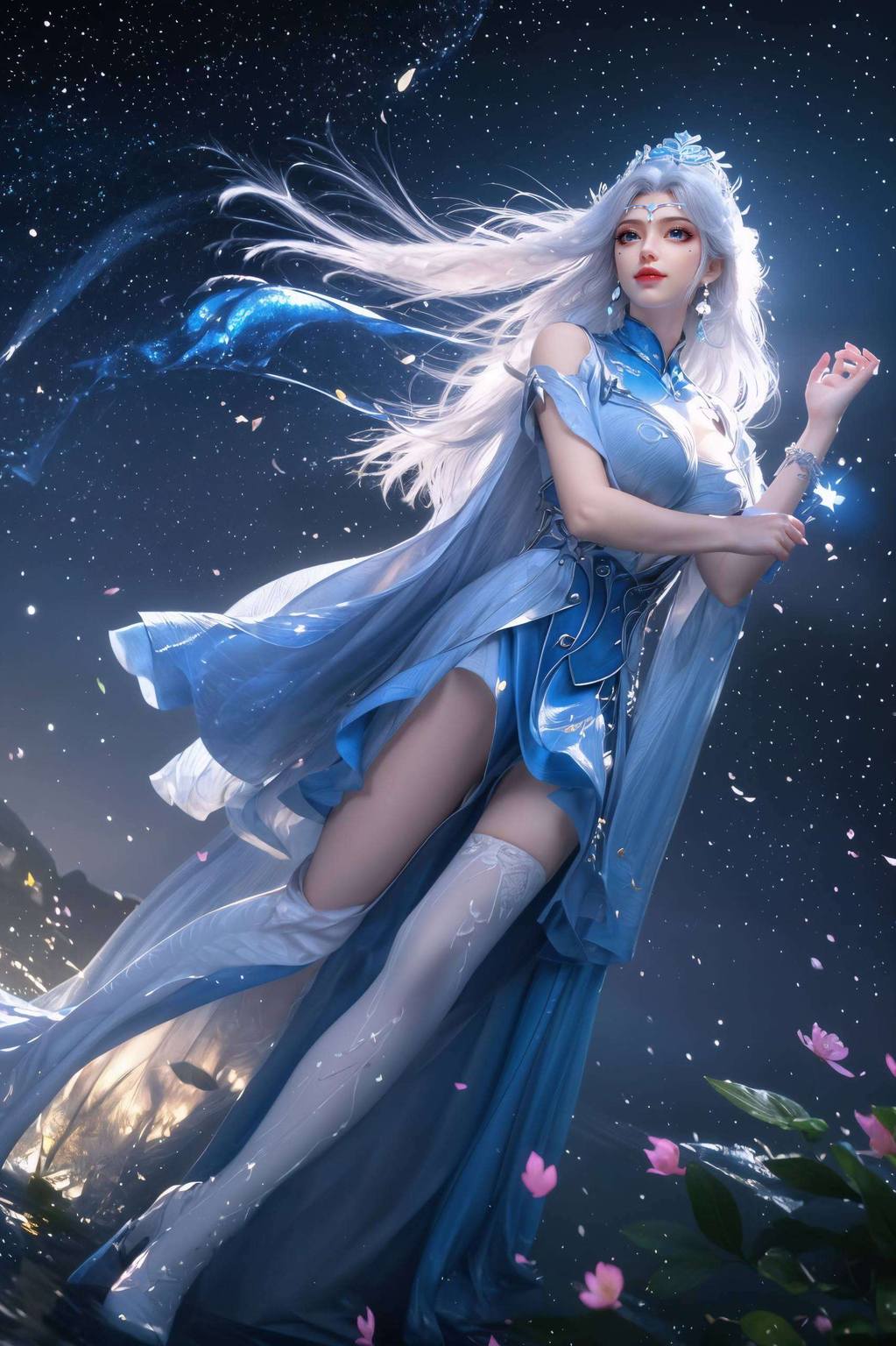 穿梭于国漫的玄幻世界诠释着国漫女神的独特魅力