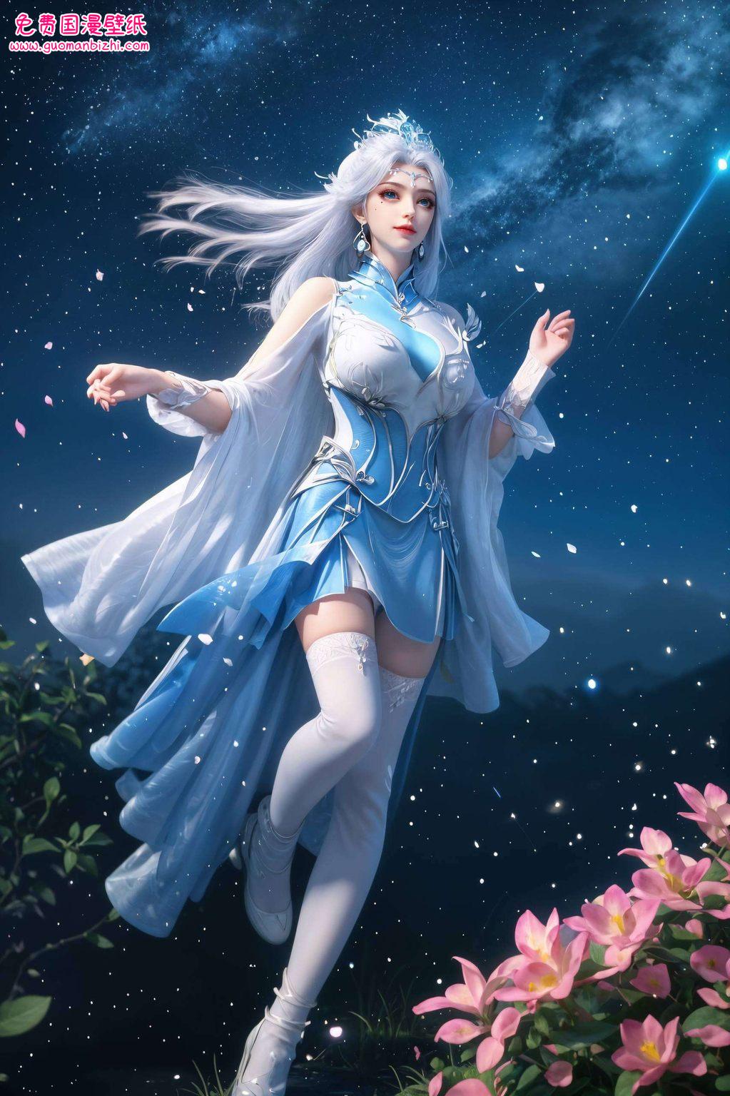 国漫的浪漫与玄幻交织三位国漫女神宛如壁画中的精灵