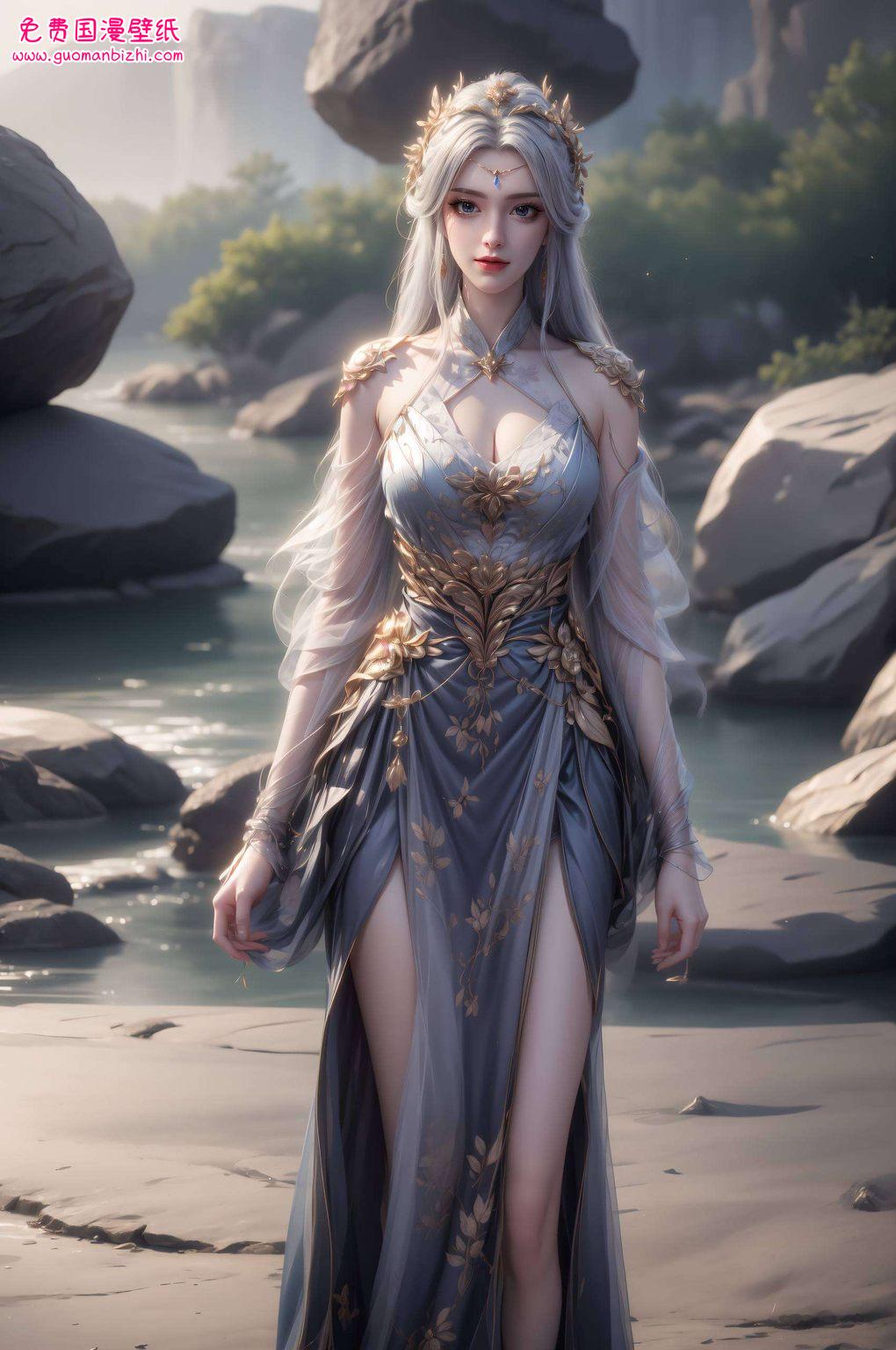 带着她的玄幻魅力仿佛随时都能飞舞起来