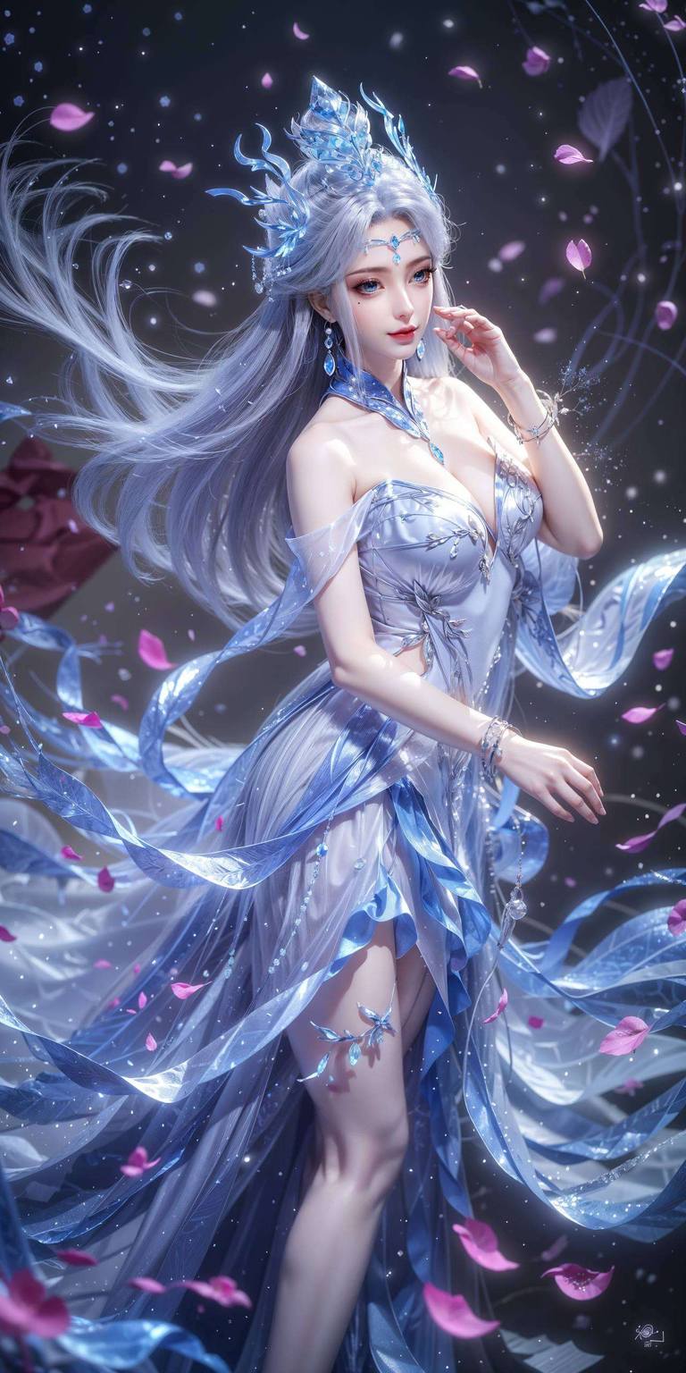 在绚烂的苹果炫彩壁纸中宁雨蝶轻舞翩跹