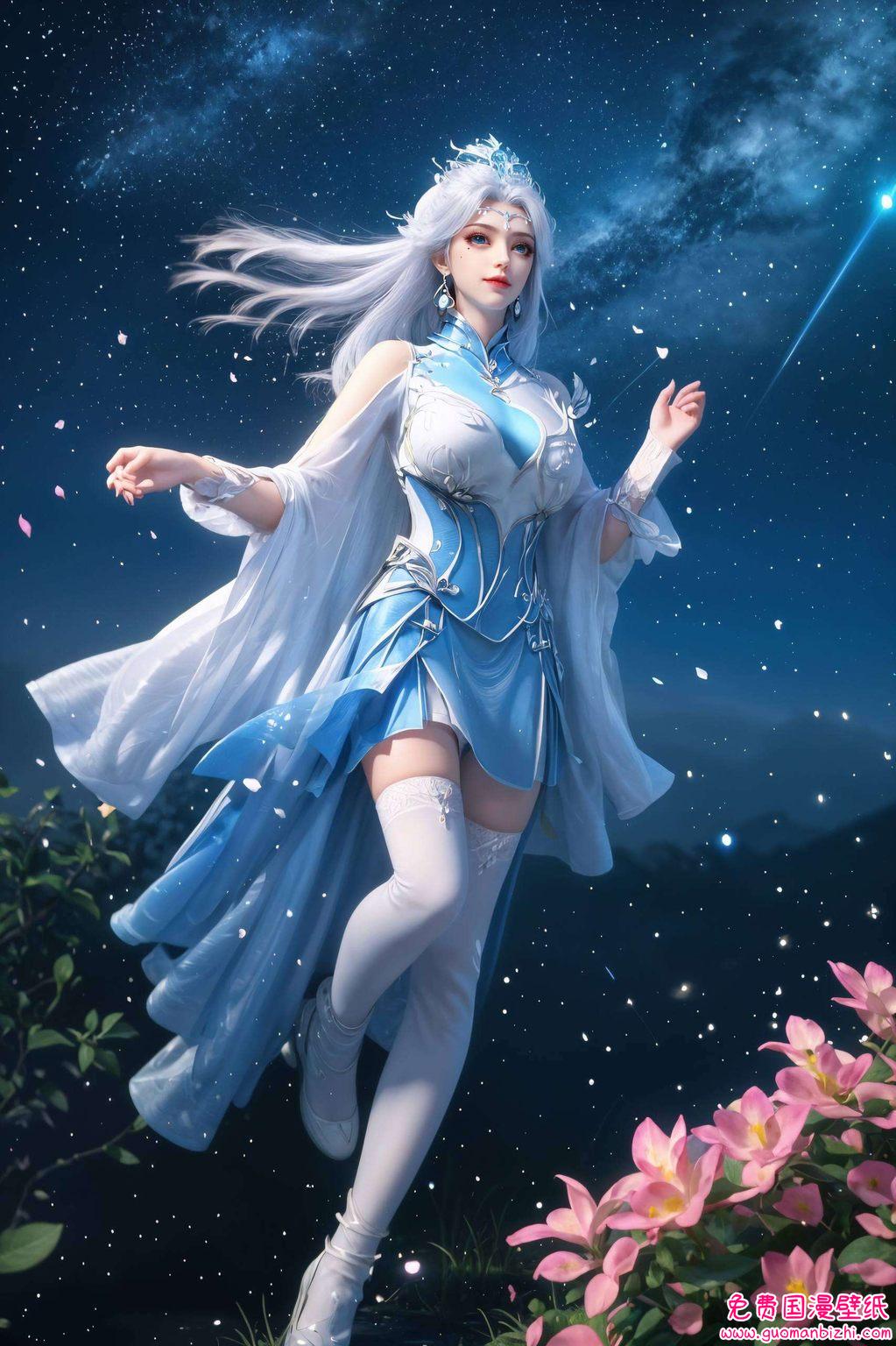 今天给大家带来两款超萌的国漫壁纸！🌟 第一款是我们的国漫女神宁雨蝶各位动漫迷们