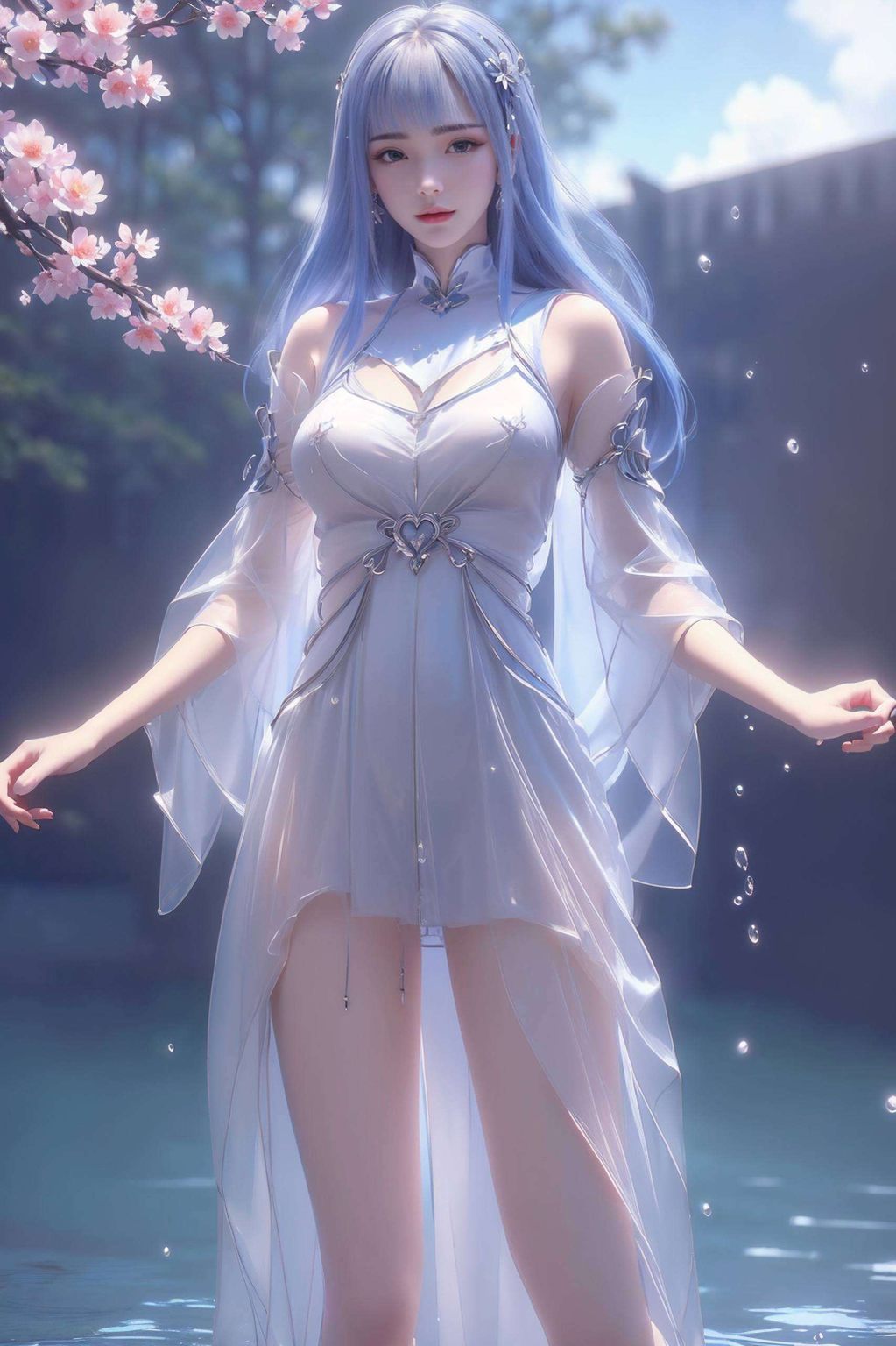 与宁雨蝶温婉的美丽形成鲜明对比毒血夫人的深邃则如暗夜星空