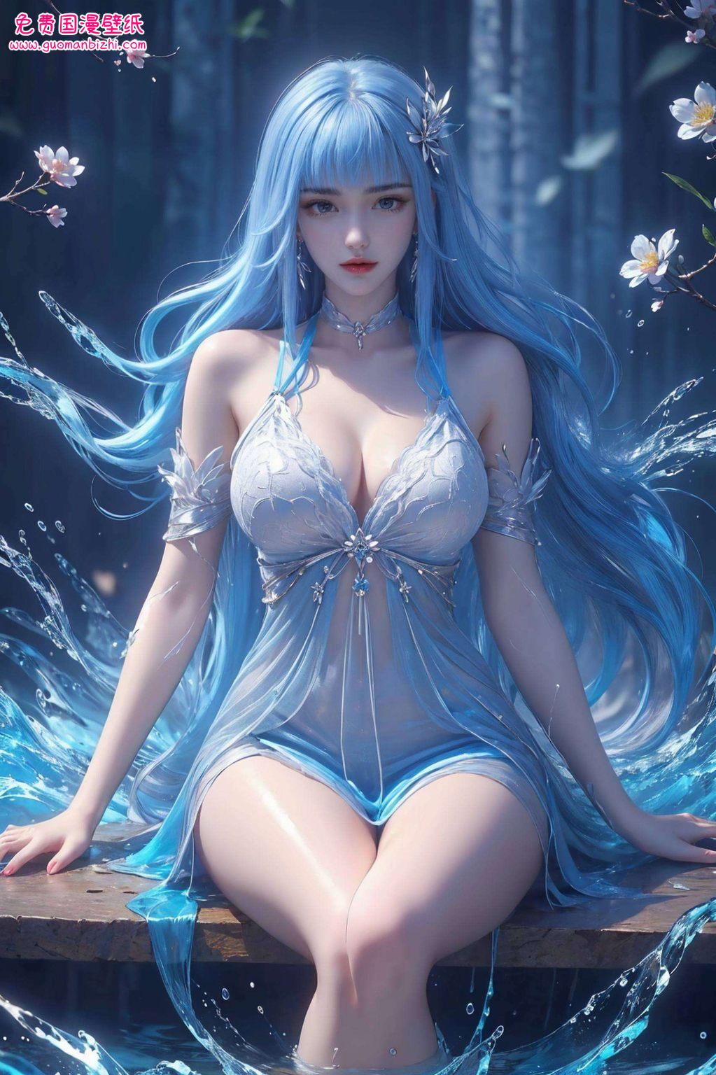 她的壁纸身着华服