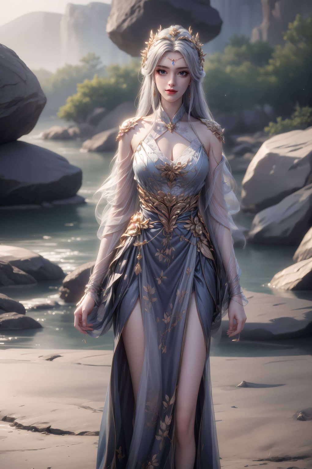 翩翩起舞的宁雨蝶唇边挂着温柔的笑意