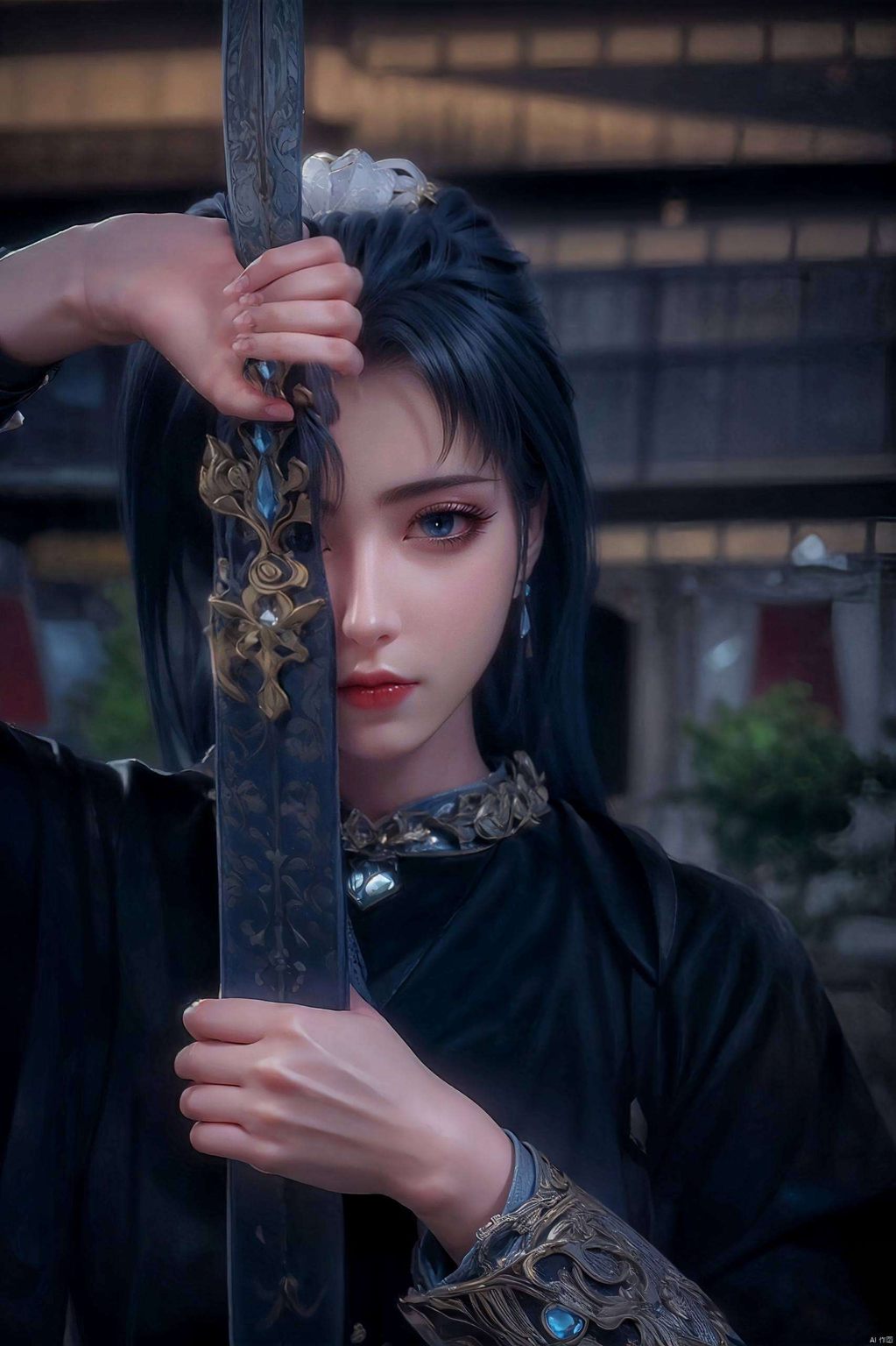 在这紫色的壁纸世界里不仅是壁纸上的国漫女神