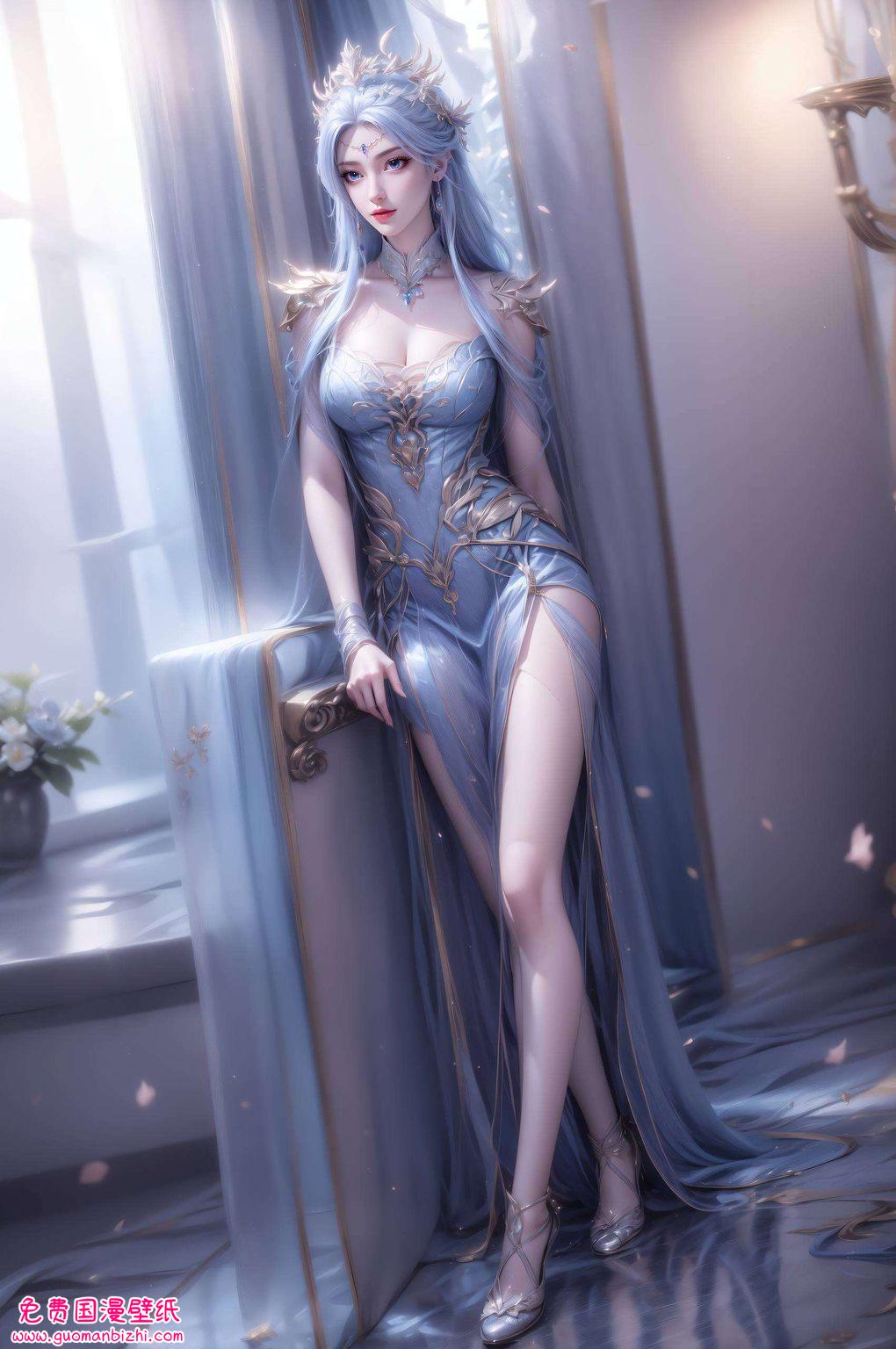 嘿她可是国漫界的女神担当呢！🌟🌟 不仅美得不可方物