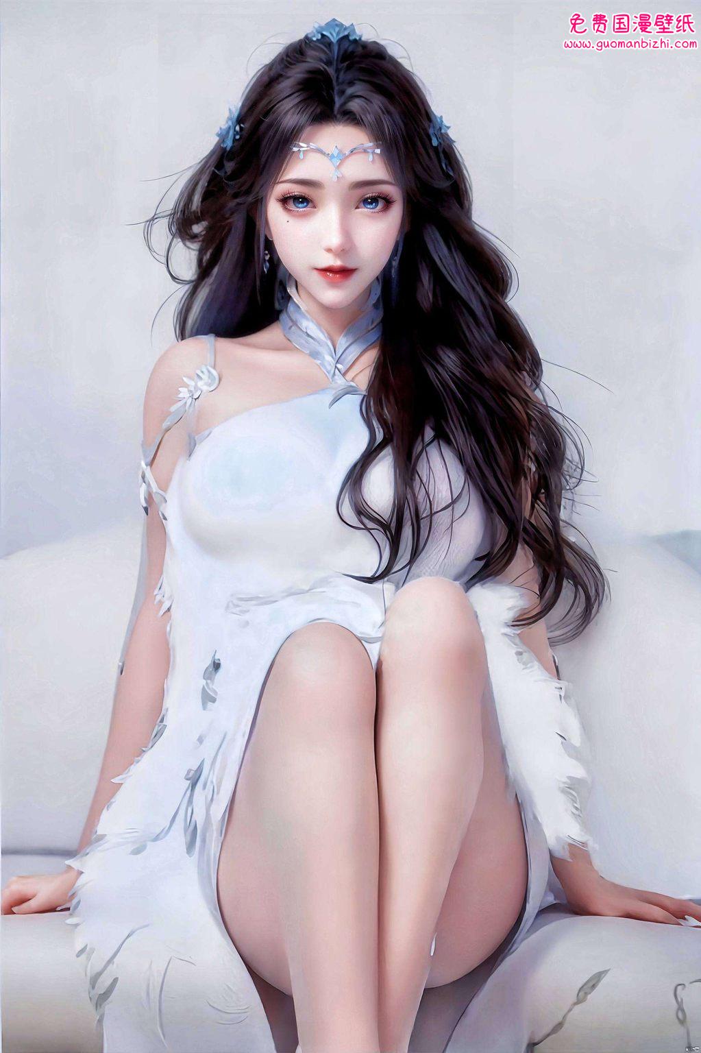 今天给大家带来一款超级炫酷的宁雨蝶神域苹果壁纸哦！这位来自国漫《百炼成神》的宁雨蝶每天陪伴你度过美好时光吧！快来实现你的国漫女神梦想