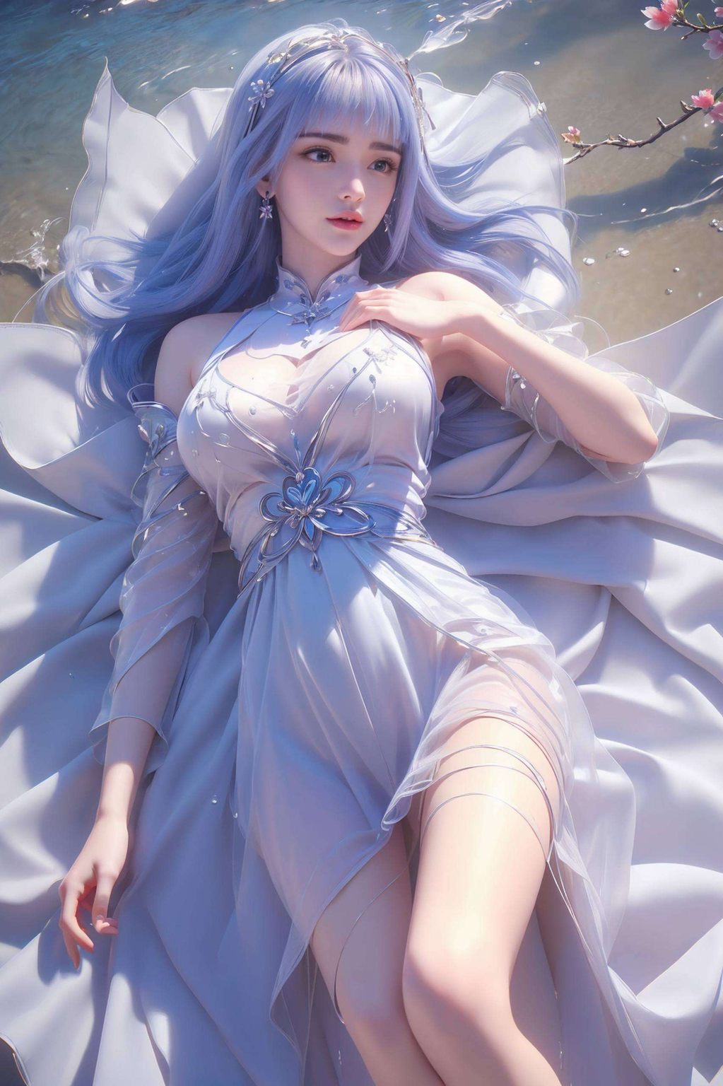 还有点小调皮哦快来欣赏这位国漫美女的壁纸