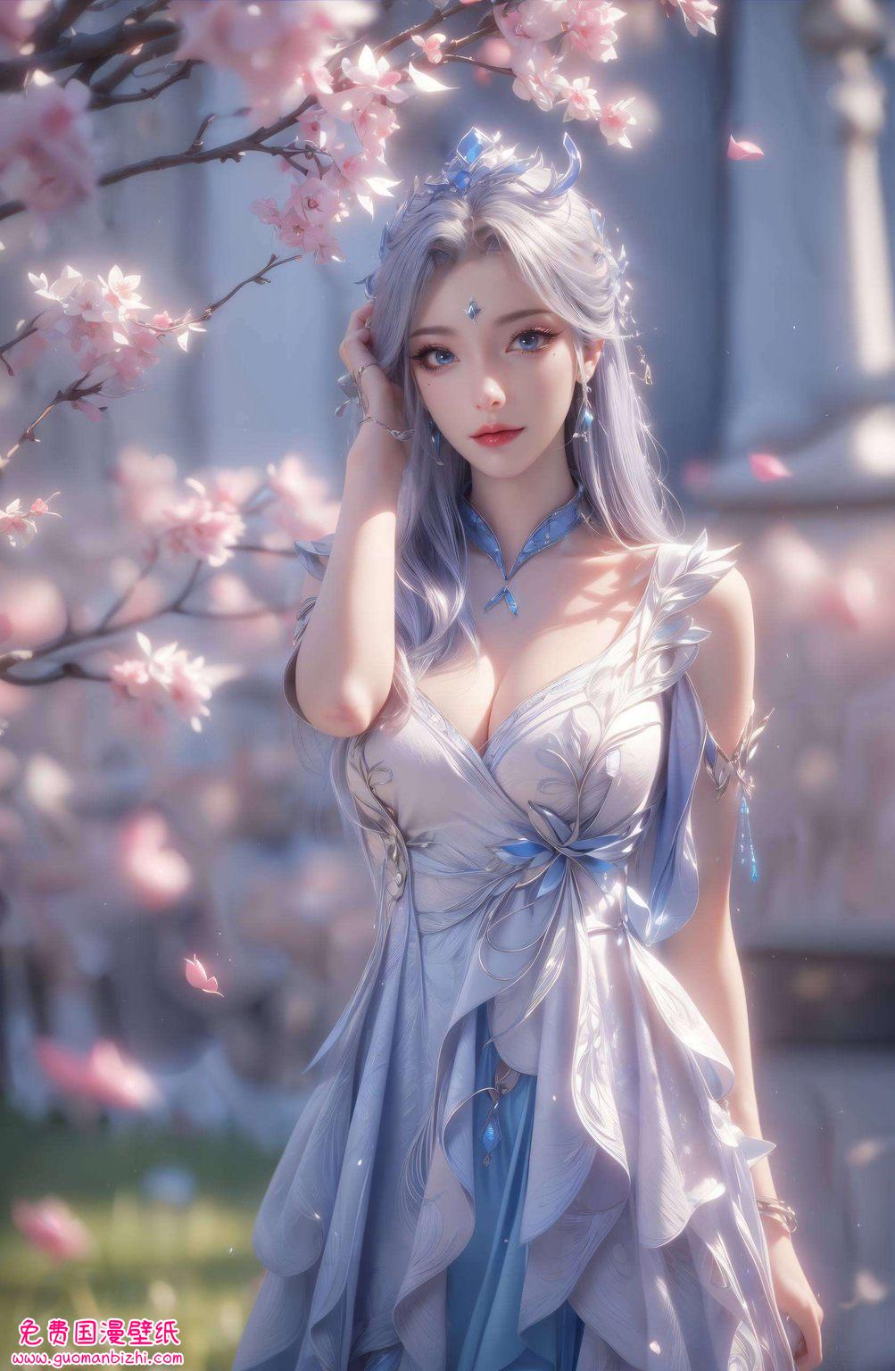 宁雨蝶如同一朵盛开在夜空中的紫花成了无数动漫迷心中最美的风景