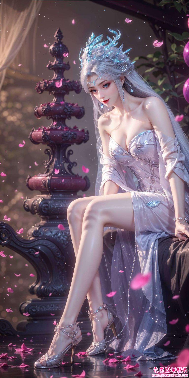 不仅是国漫的壁纸宁雨蝶如一朵娇艳的莲花