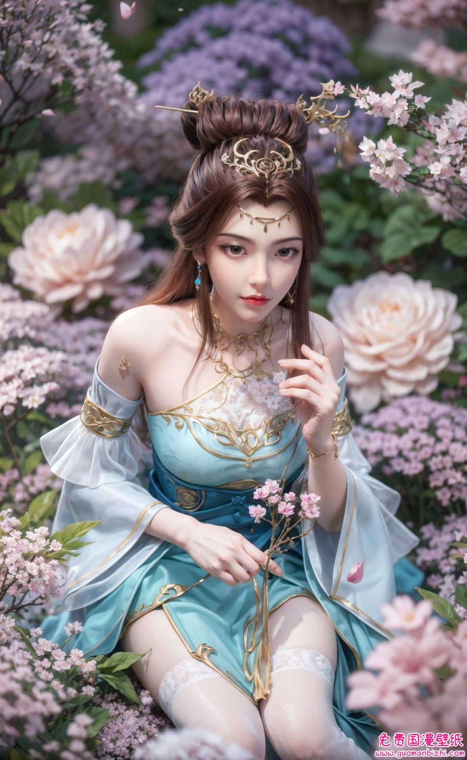 她那婉约的气质、深邃的眼神让国漫爱好者们在每一次解锁手机时