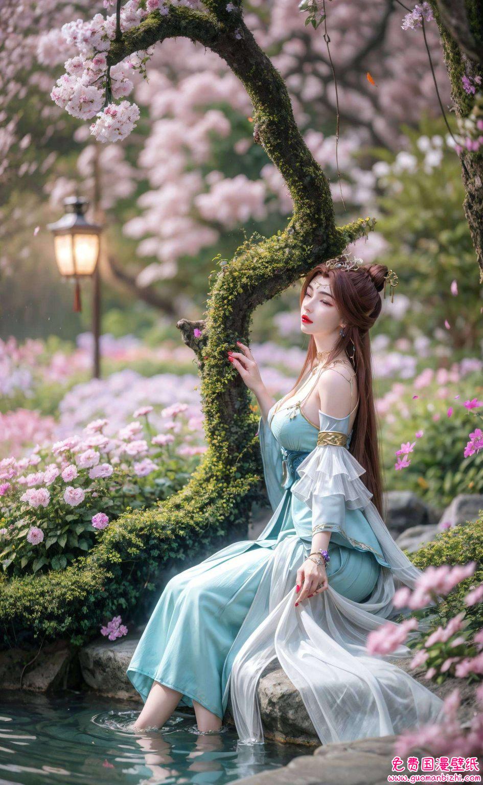 更让每一次开机都成为一场视觉盛宴一幅百炼成神中的苏灵韵电脑壁纸