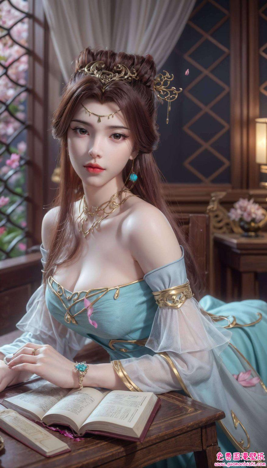 这组泡温泉的壁纸更是让人心生向往百炼成神的女主角苏灵韵
