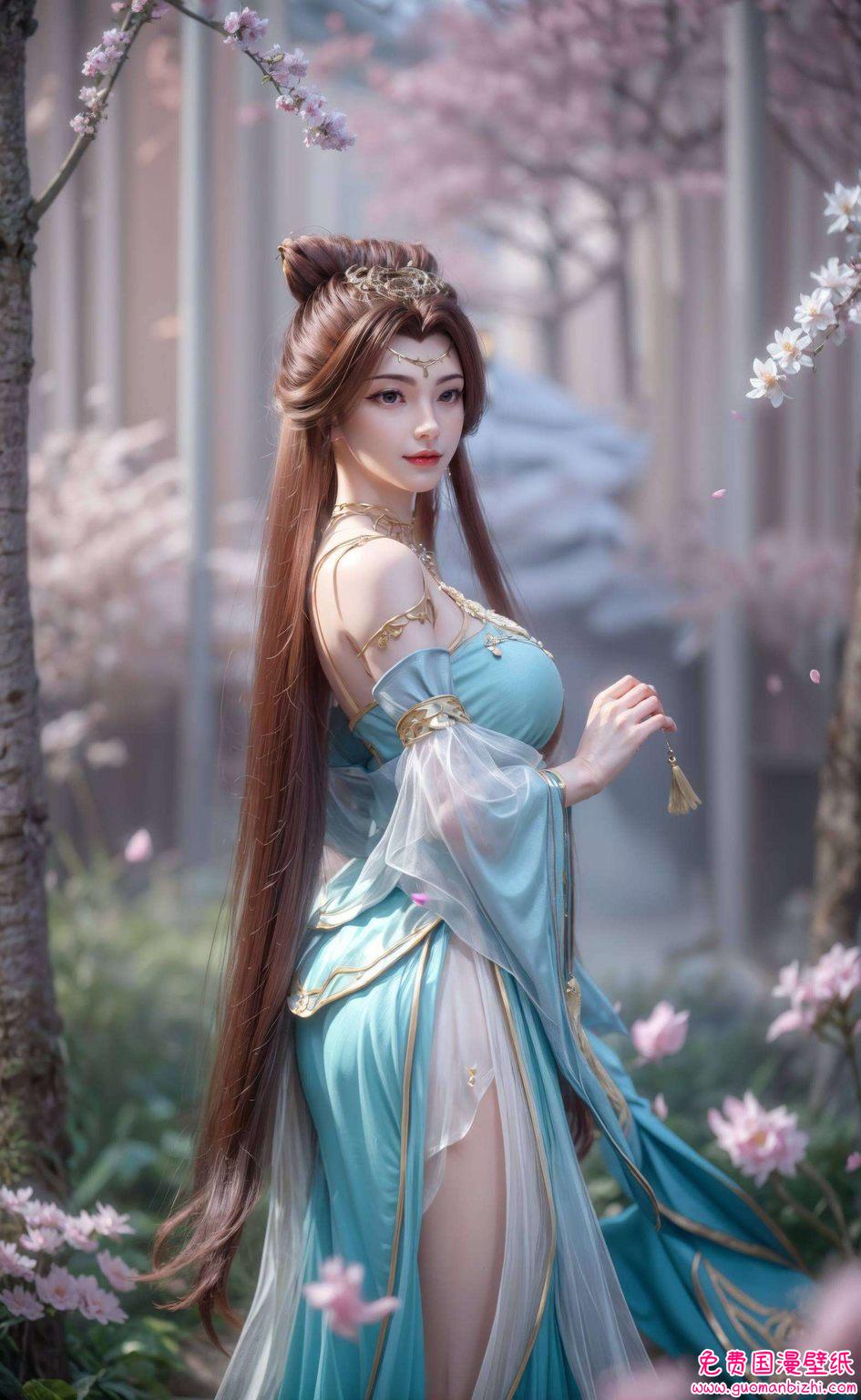 不仅展现了国漫女神的独特魅力在简约的界面中