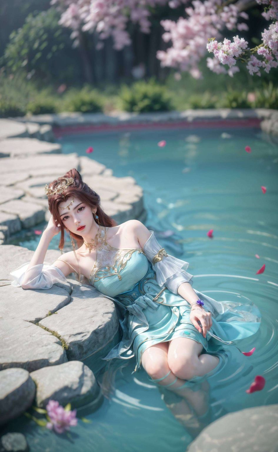 仿佛置身于那梦幻般的国漫世界将这位国漫美女的倩影永远留在电脑桌面上