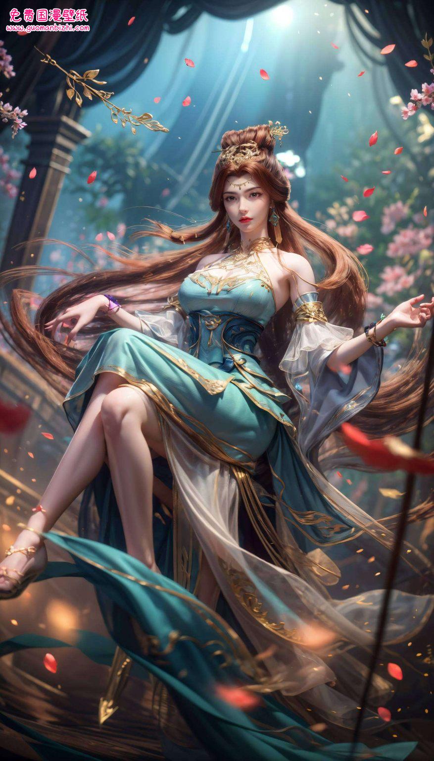 她的身影美得让人心醉神迷