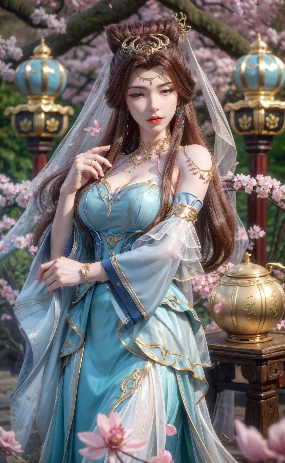 都是壁纸上的华彩篇章她的眼神深邃