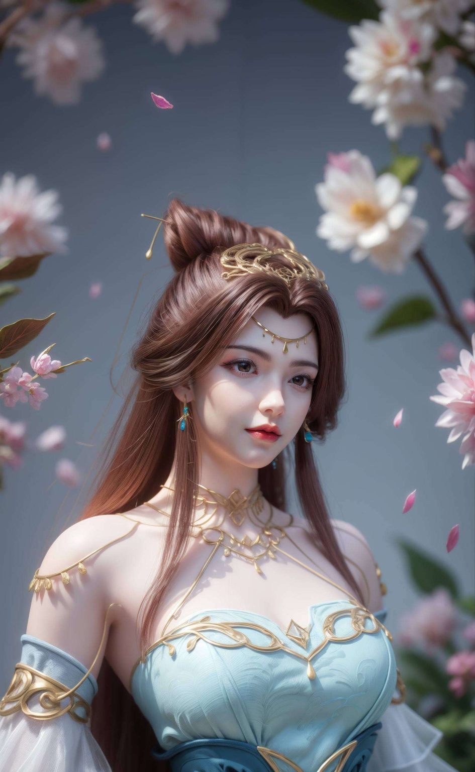 他们的壁纸也同样炫酷非凡！🌟 快来收藏这些国漫女神、国漫美女的壁纸简直萌化人心！😍 身穿飘逸裙装