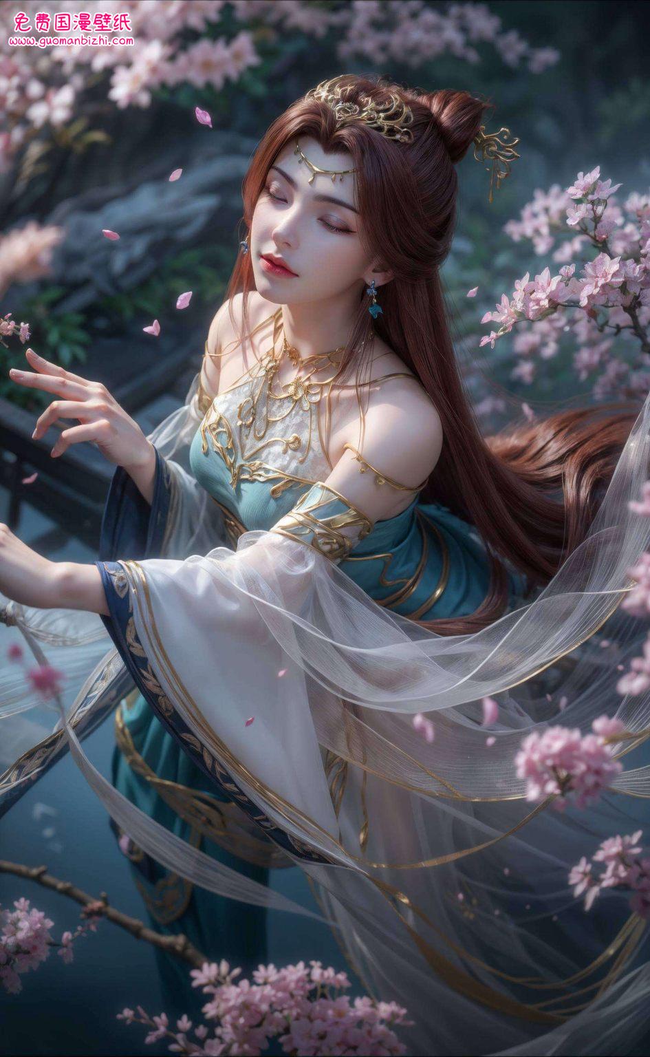 她不仅是《百炼成神》中的智慧女神定格在1920x1080的高清动漫壁纸中