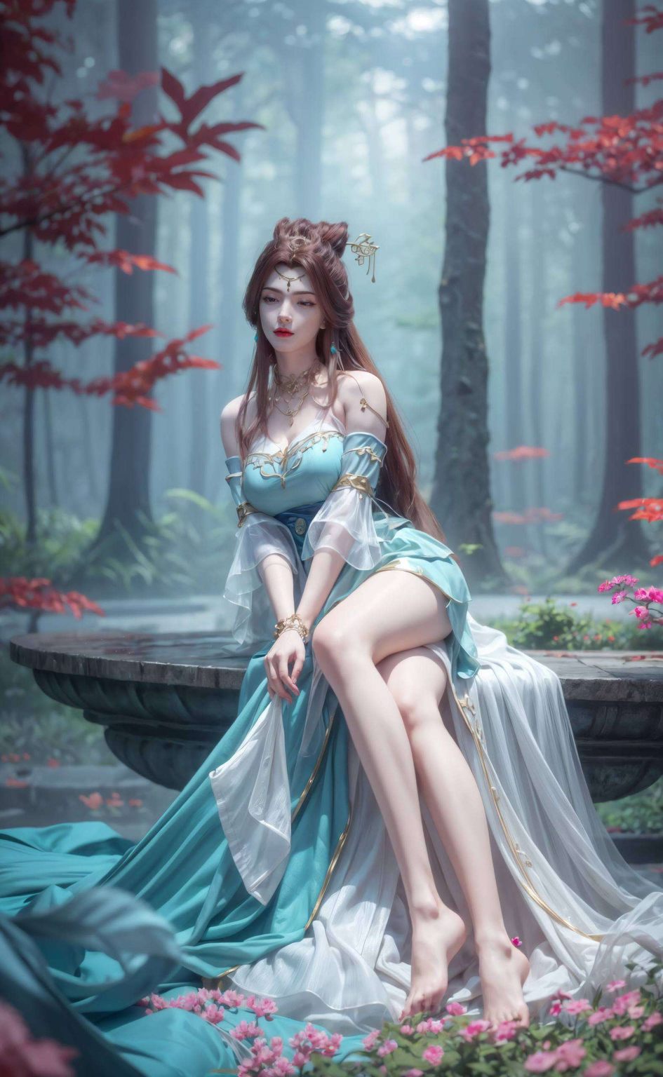 何事秋风悲画扇如同国漫壁纸中的那一抹亮色