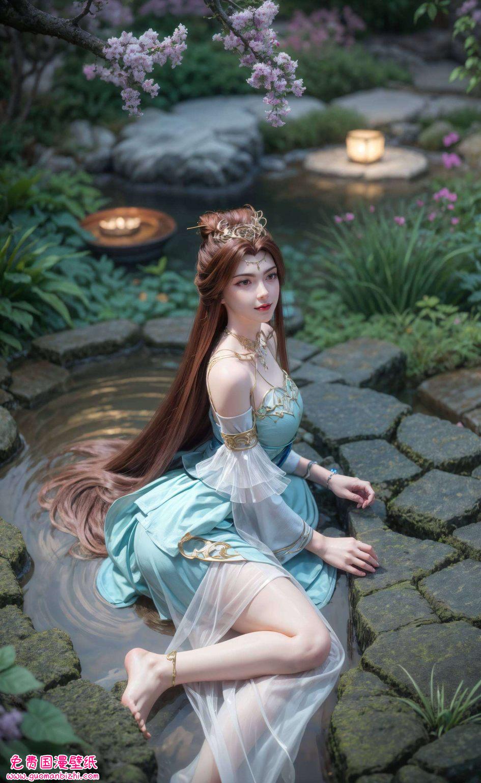 在这炫彩的壁纸映衬下如同国漫的辉煌