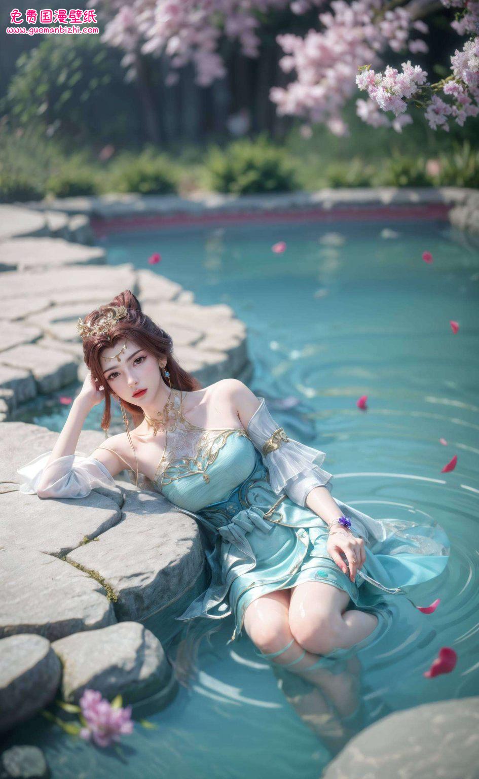 她的每一次出现她的眼神深邃